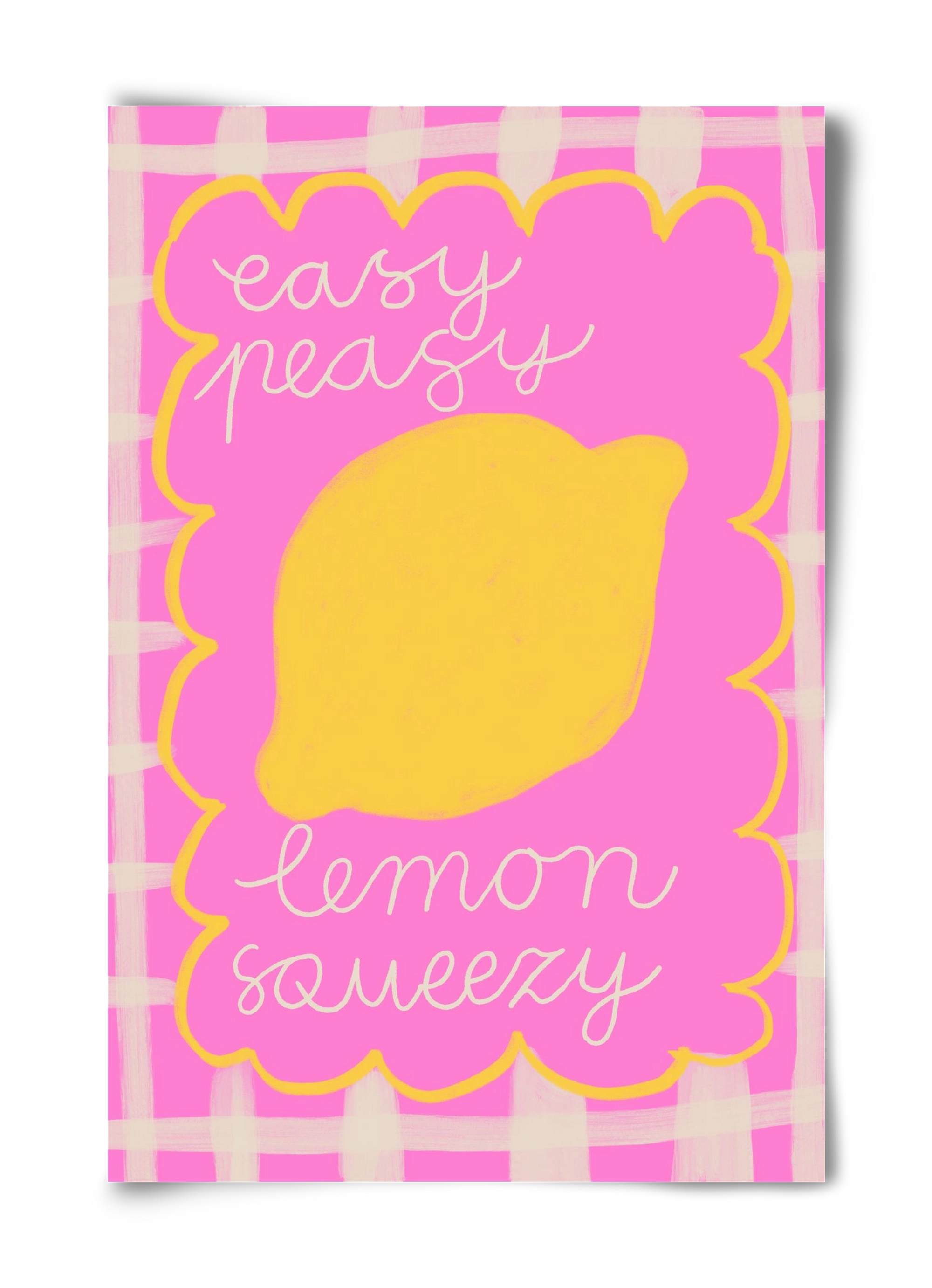 Easy Lemon , 40x60 cm, Keret nélkül
