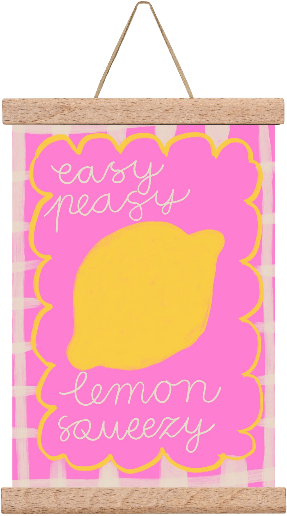Easy Lemon , 20x30 cm (20x30 cm), Tölgy akasztó