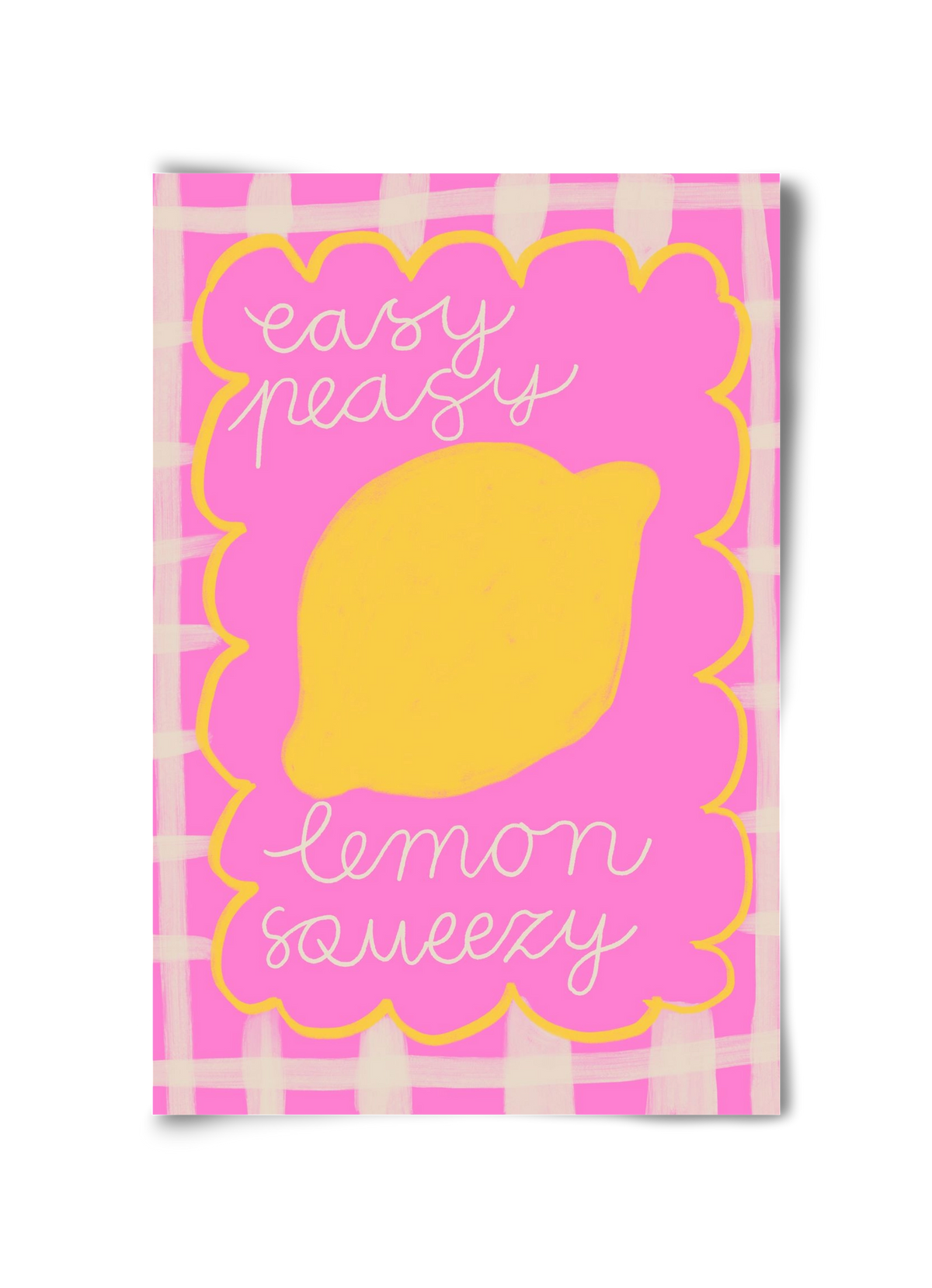 Easy Lemon , 30x45 cm, Keret nélkül