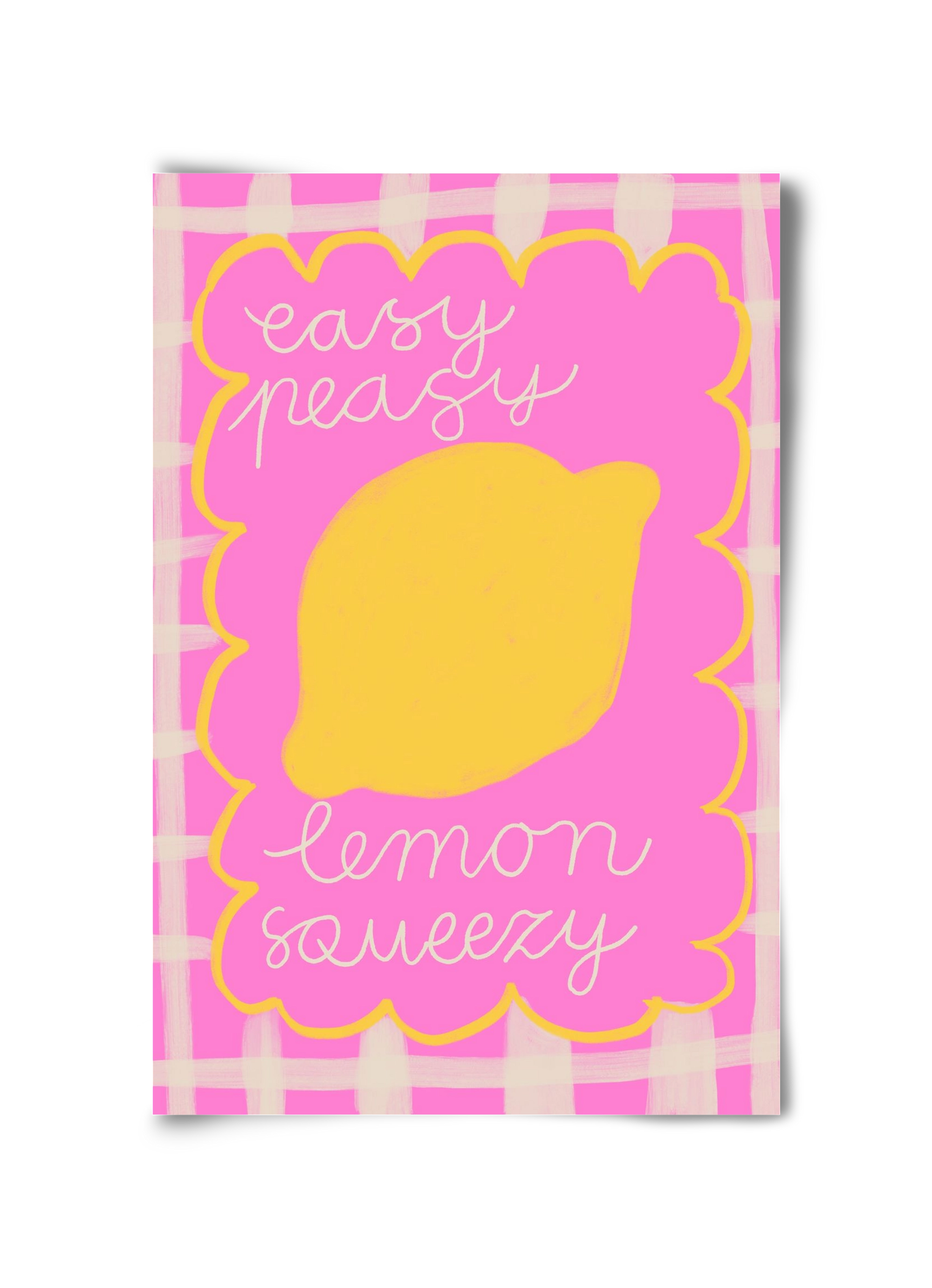 Easy Lemon , 30x45 cm, Keret nélkül
