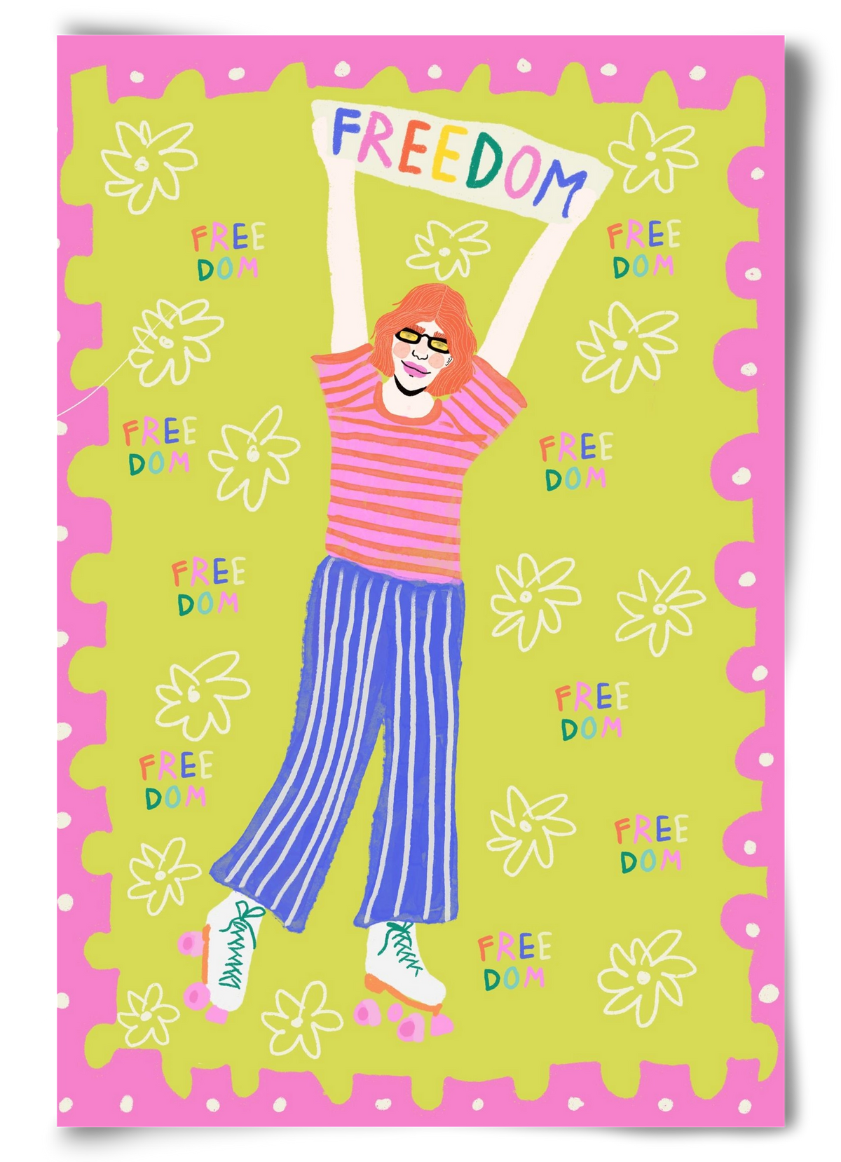 Freedom , 60x90 cm, Keret nélkül