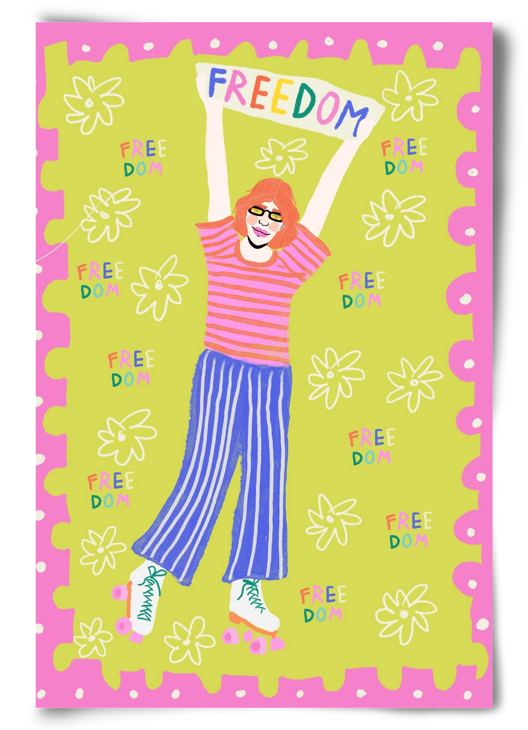 Freedom , 60x90 cm, Keret nélkül