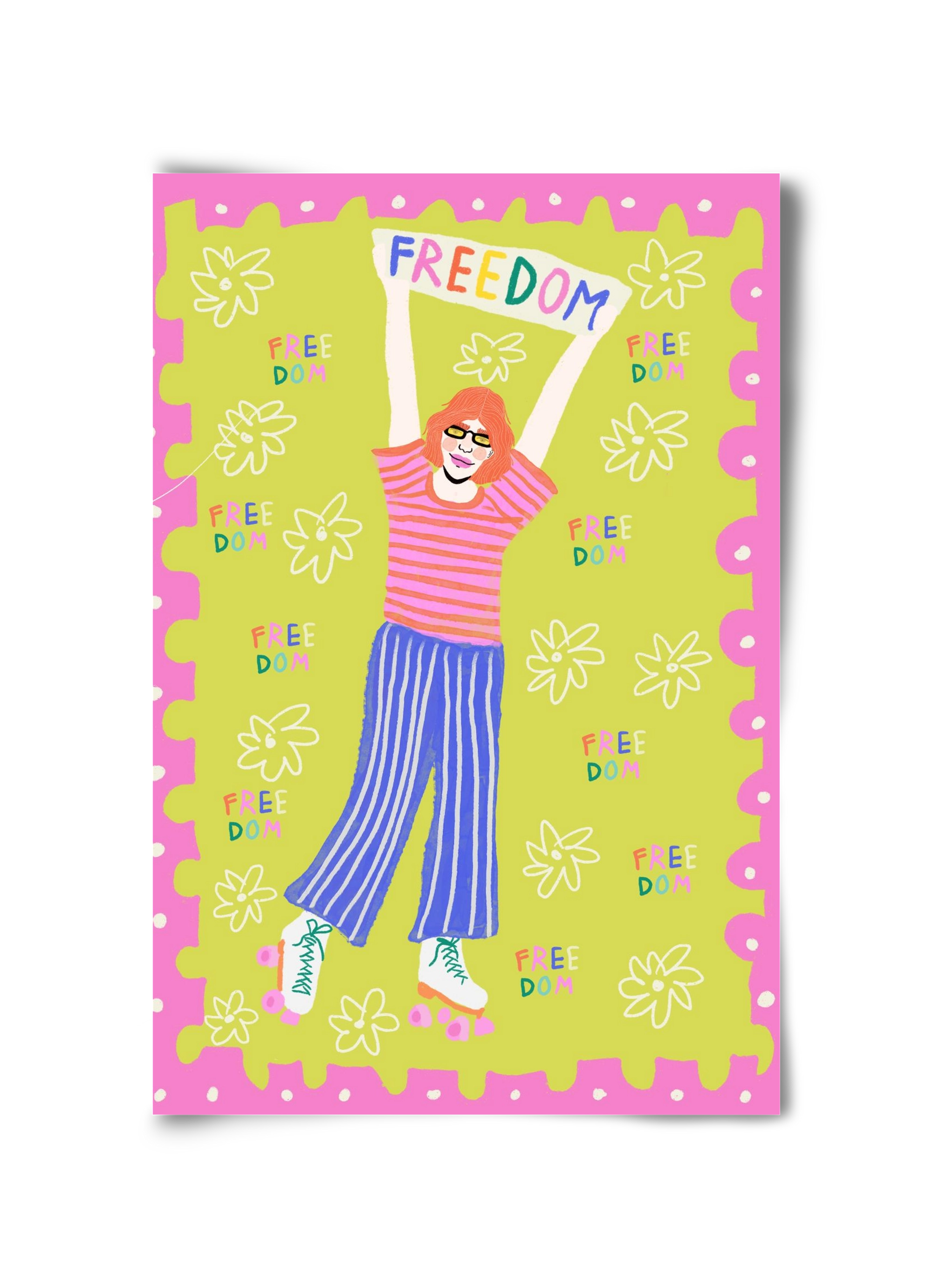 Freedom , 30x45 cm, Keret nélkül