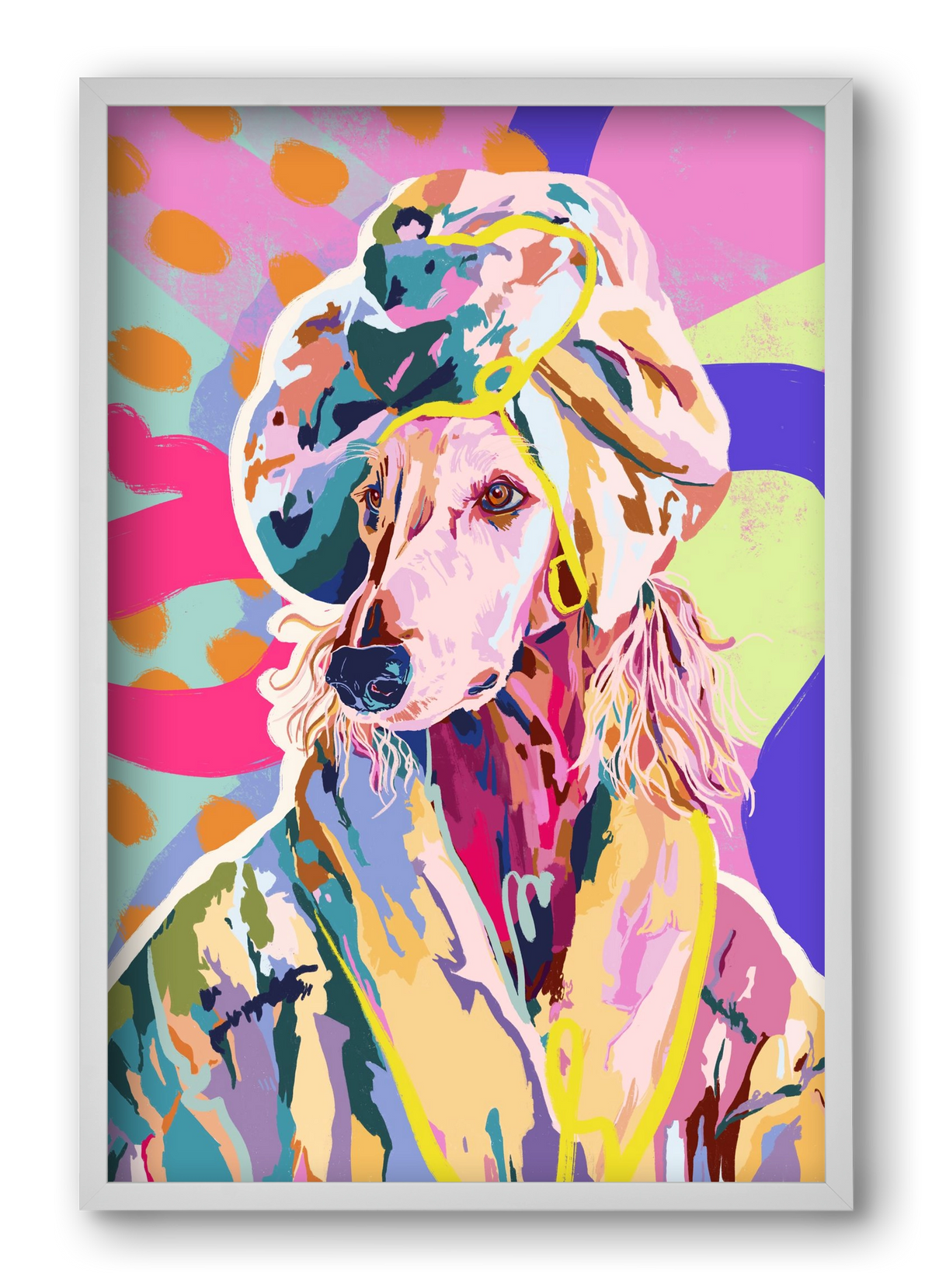 Affie, 40x60 cm (40x60 cm), Fehér keret