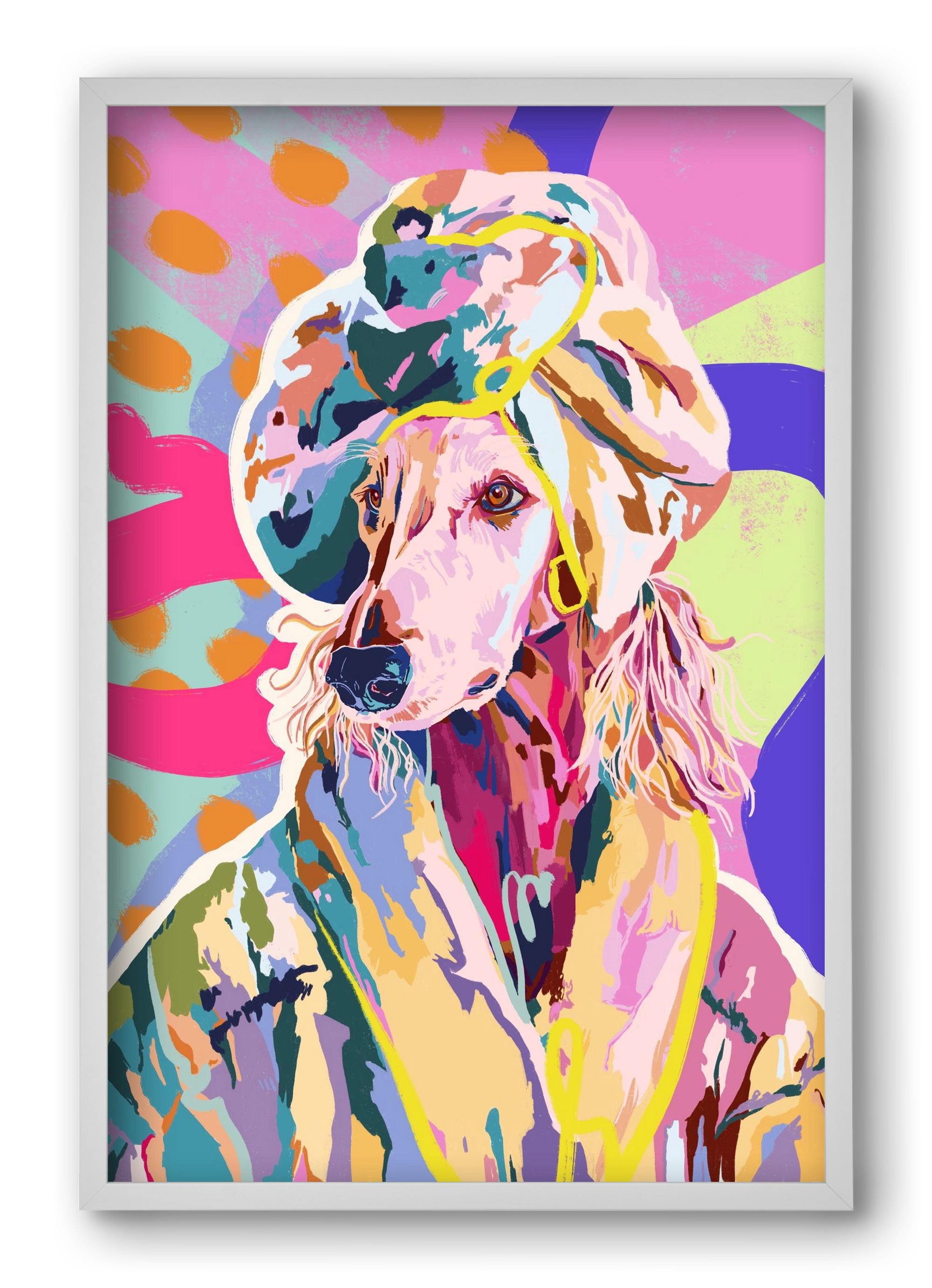 Affie, 40x60 cm (40x60 cm), Fehér keret