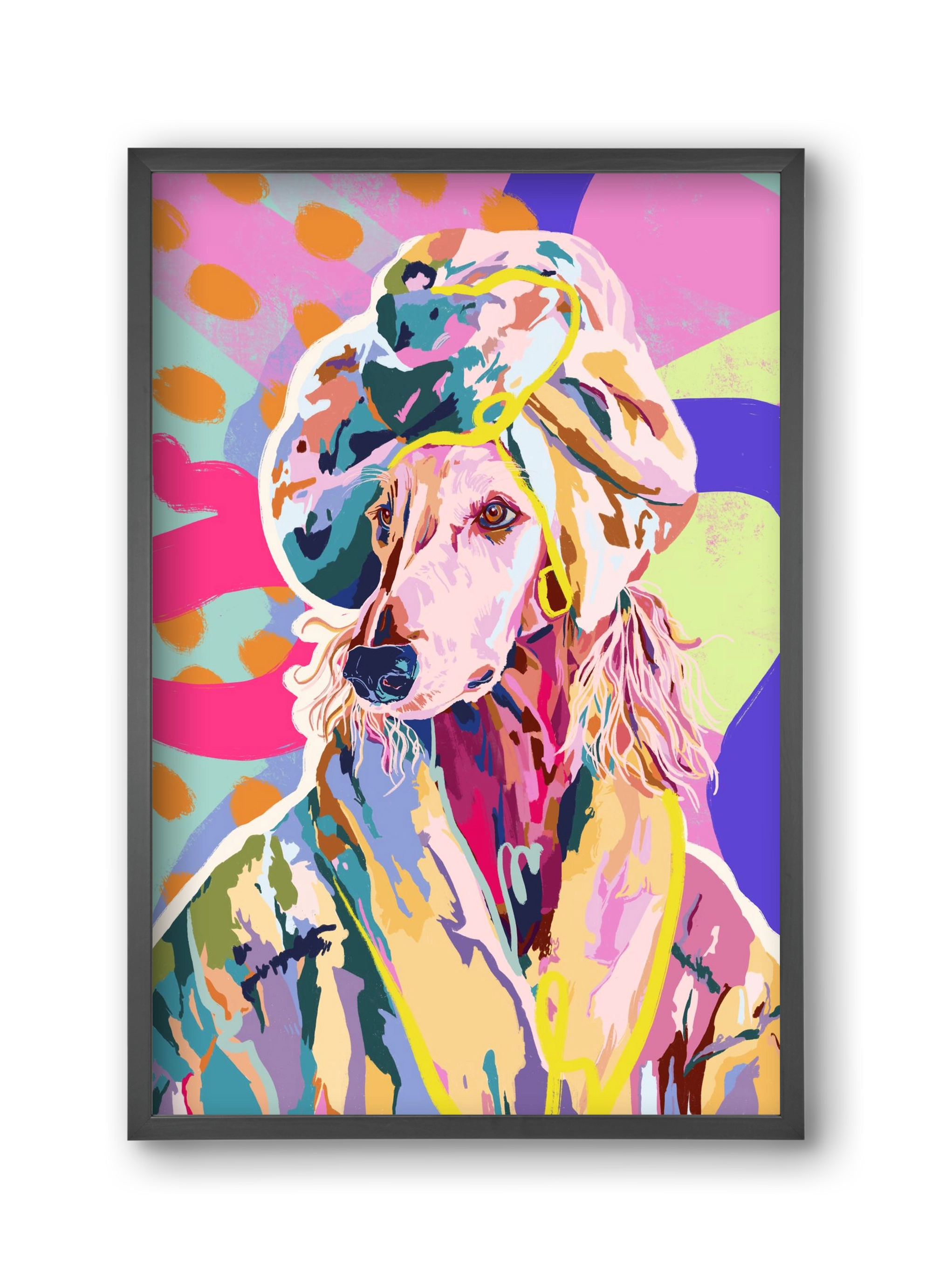 Affie, 30x45 cm (30x45 cm), Fekete keret