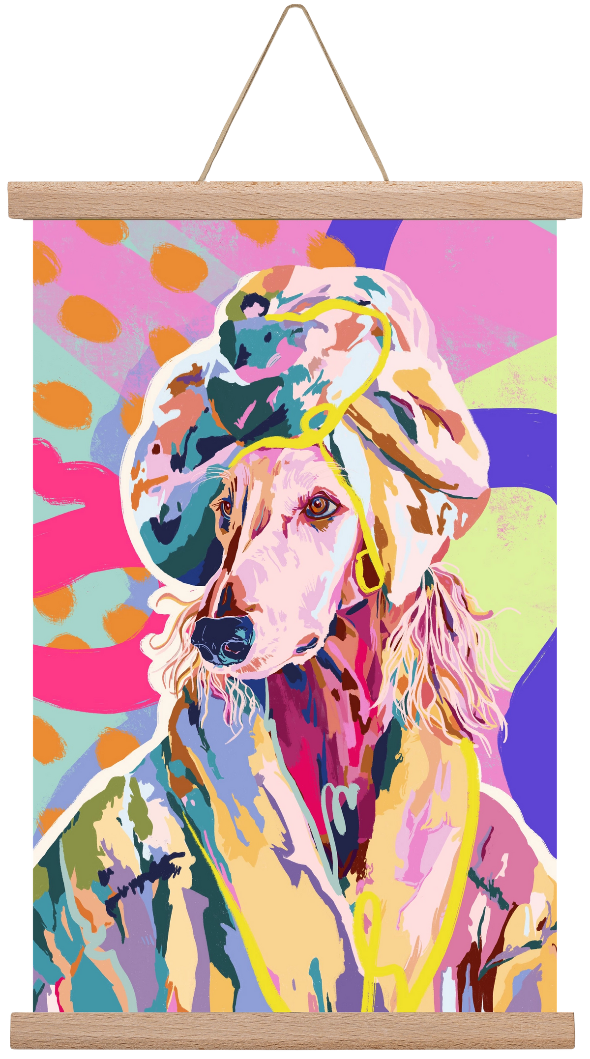 Affie, 30x45 cm (30x45 cm), Tölgy akasztó