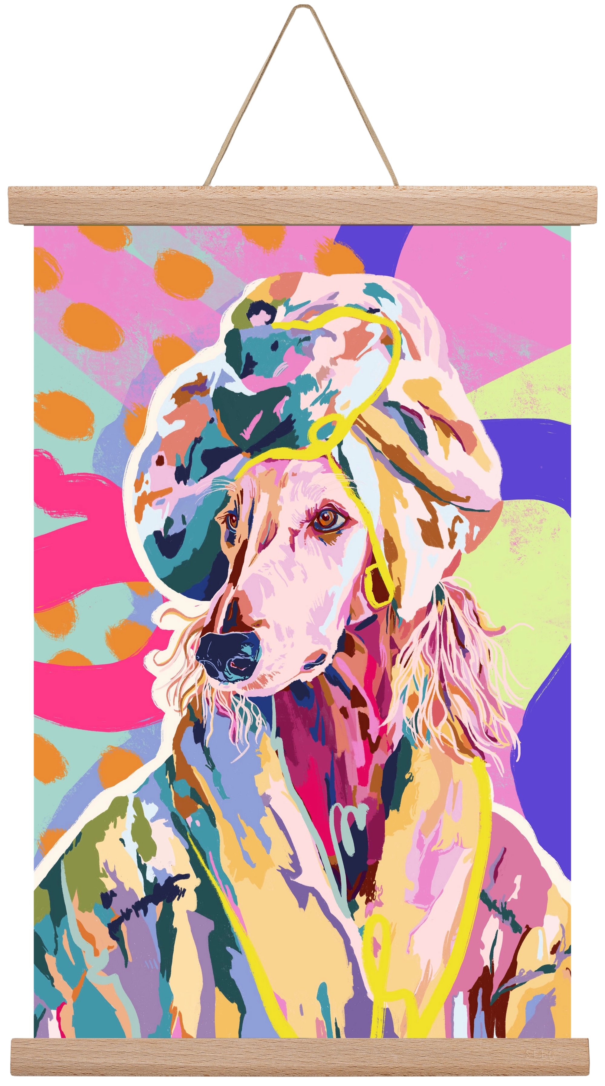 Affie, 30x45 cm (30x45 cm), Tölgy akasztó