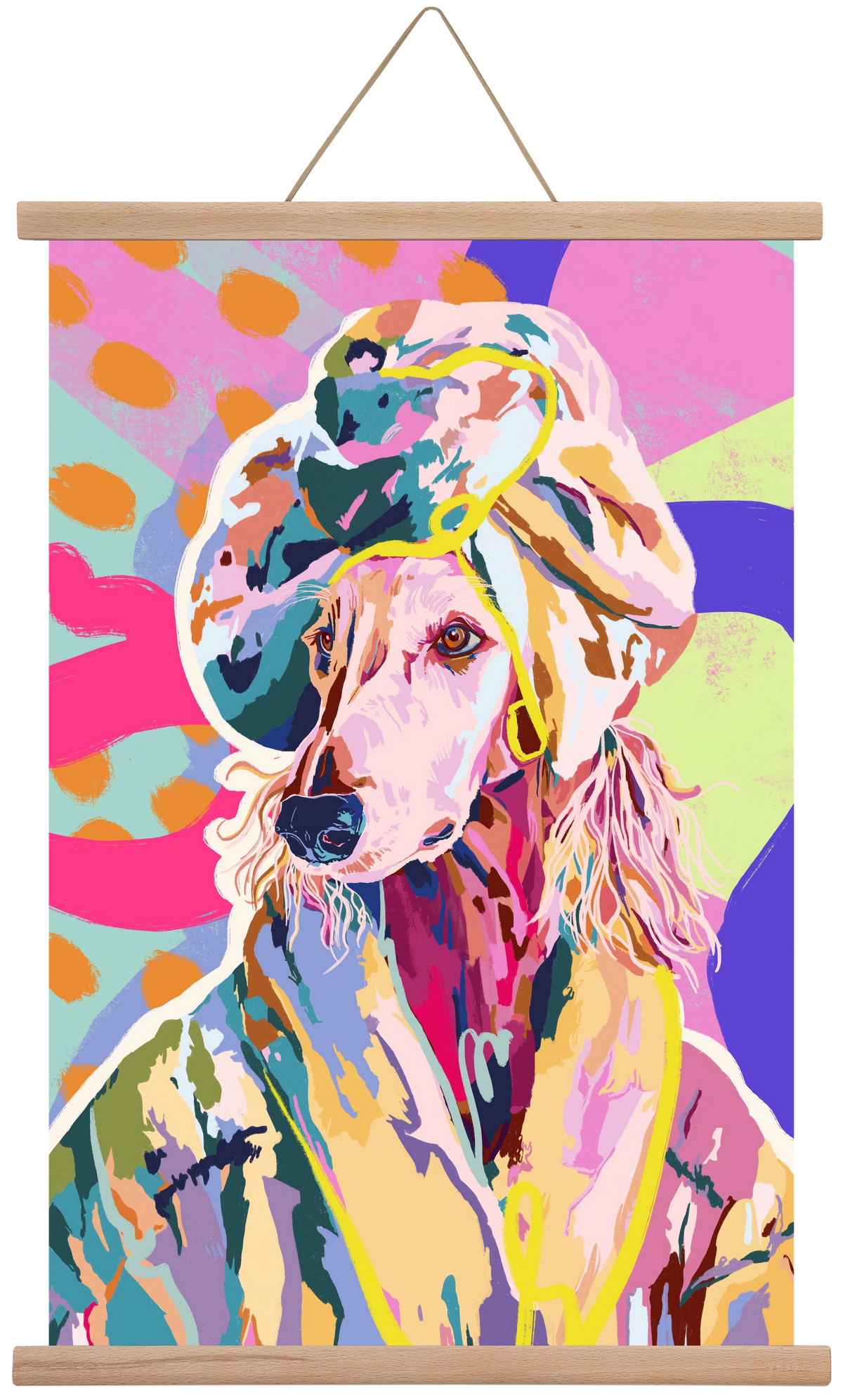 Affie, 40x60 cm (40x60 cm), Tölgy akasztó