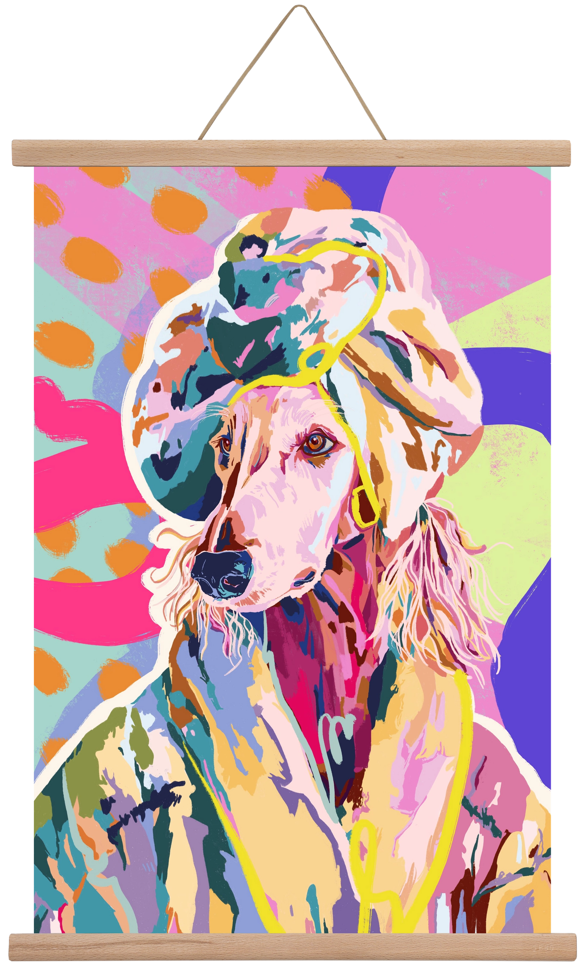 Affie, 40x60 cm (40x60 cm), Tölgy akasztó