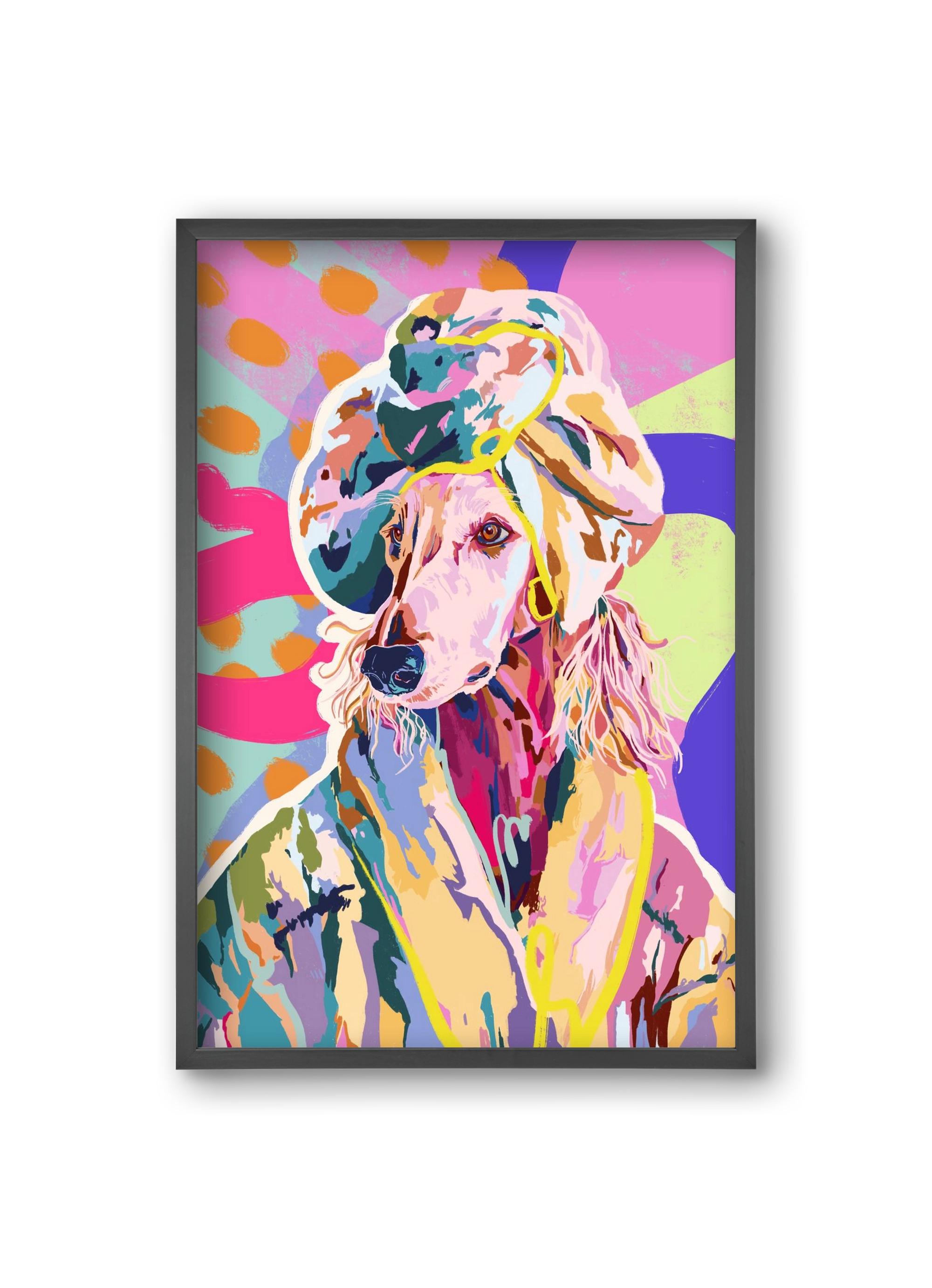 Affie, 20x30 cm (20x30 cm), Fekete keret