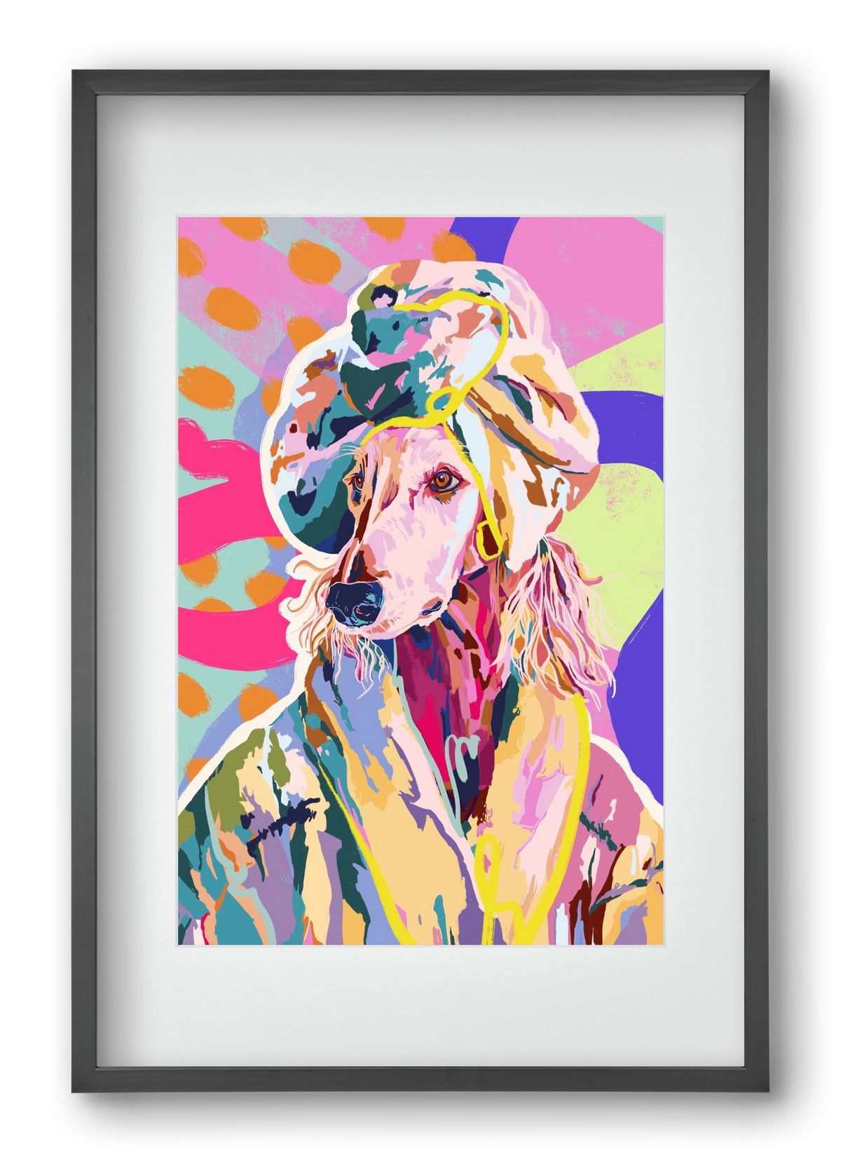 Affie, 40x60 cm (30x45 cm), Fekete keret, paszpartuval