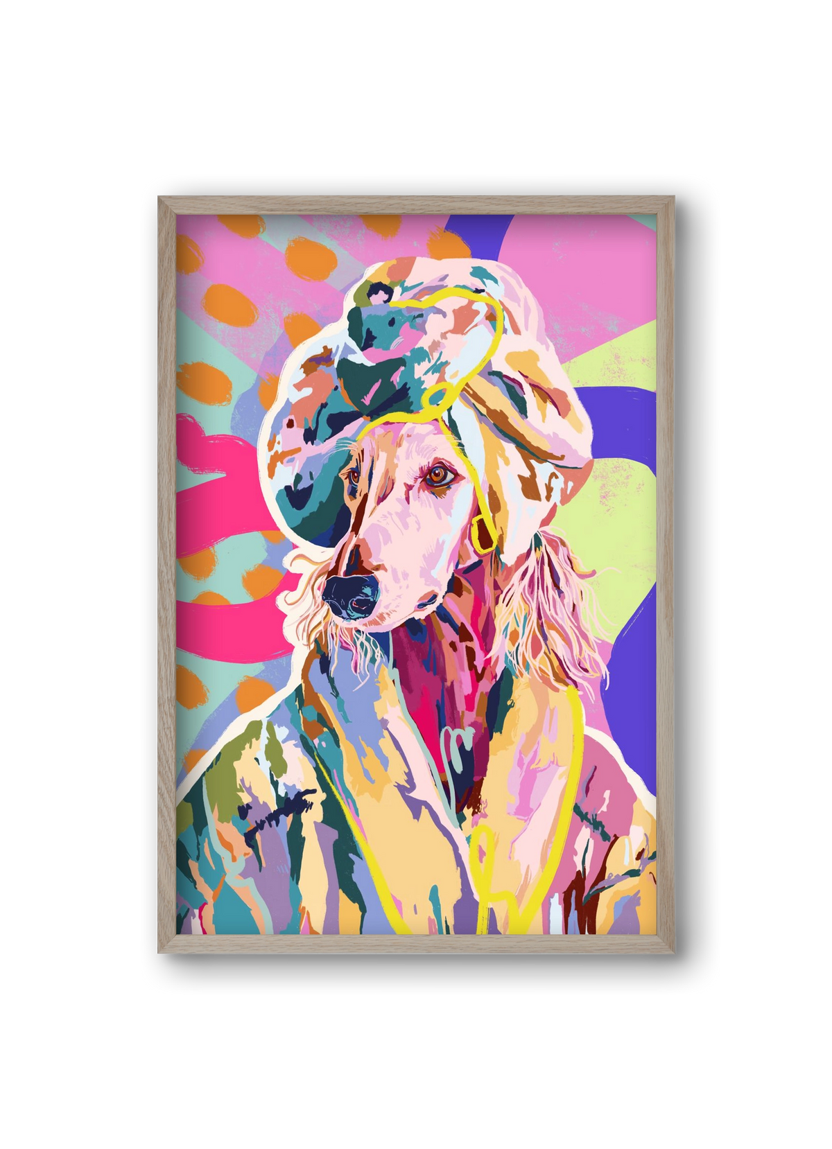 Affie, 20x30 cm (20x30 cm), Tölgy keret