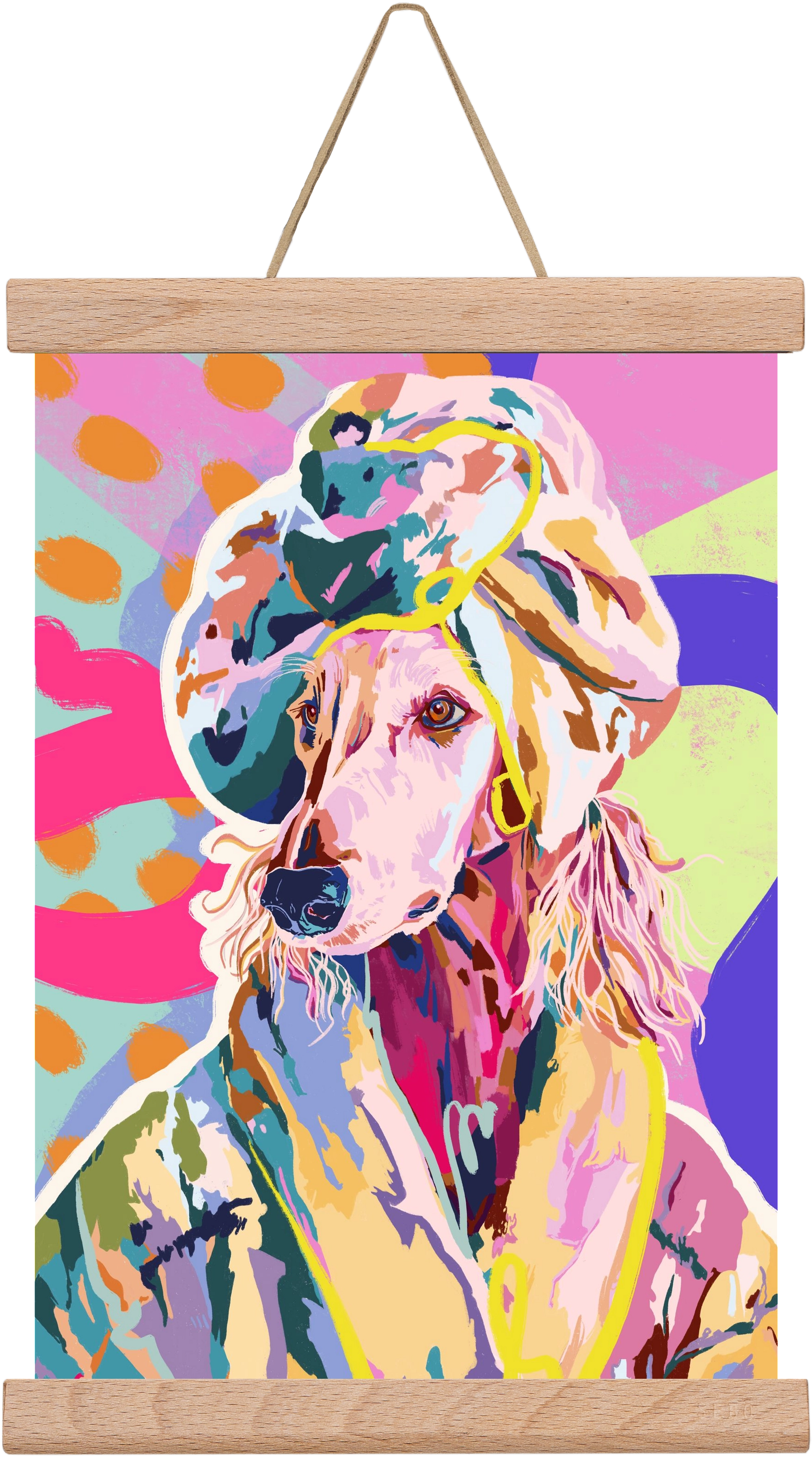 Affie, 20x30 cm (20x30 cm), Tölgy akasztó