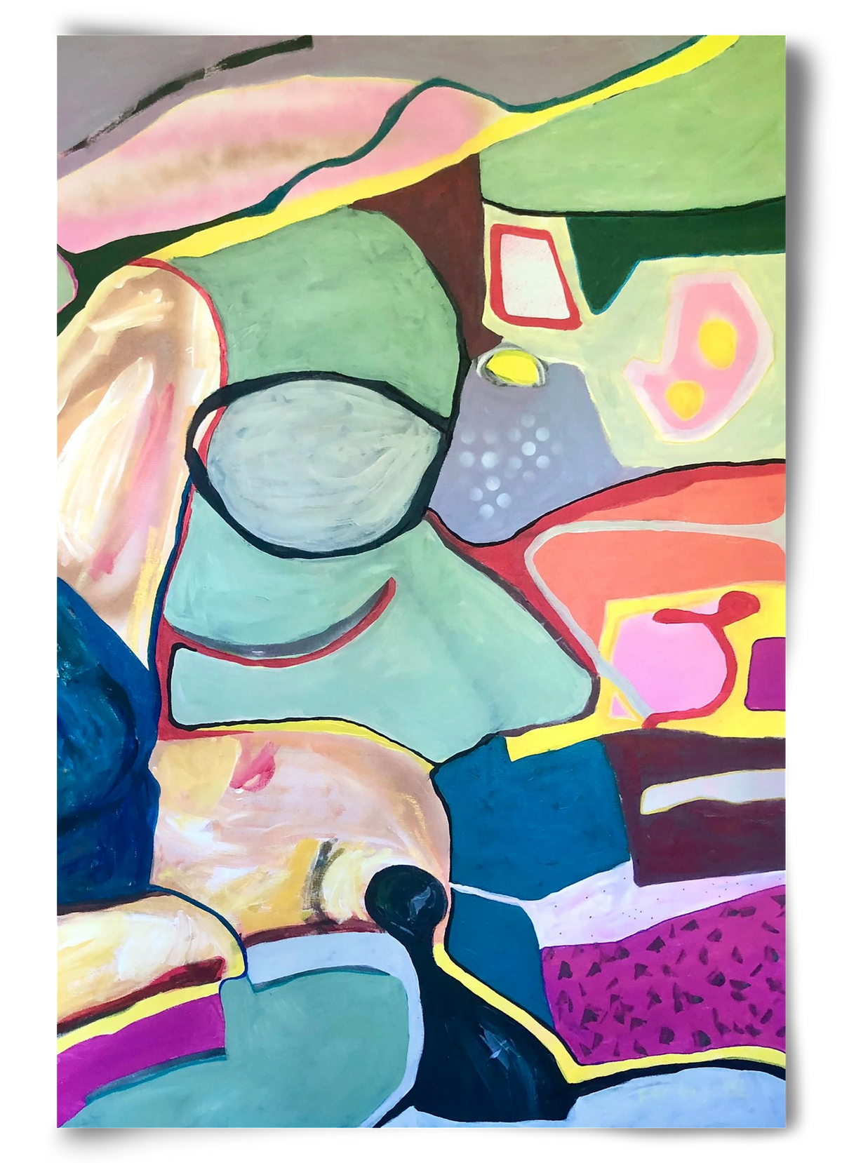 Melting my car seat, 60x90 cm, Keret nélkül