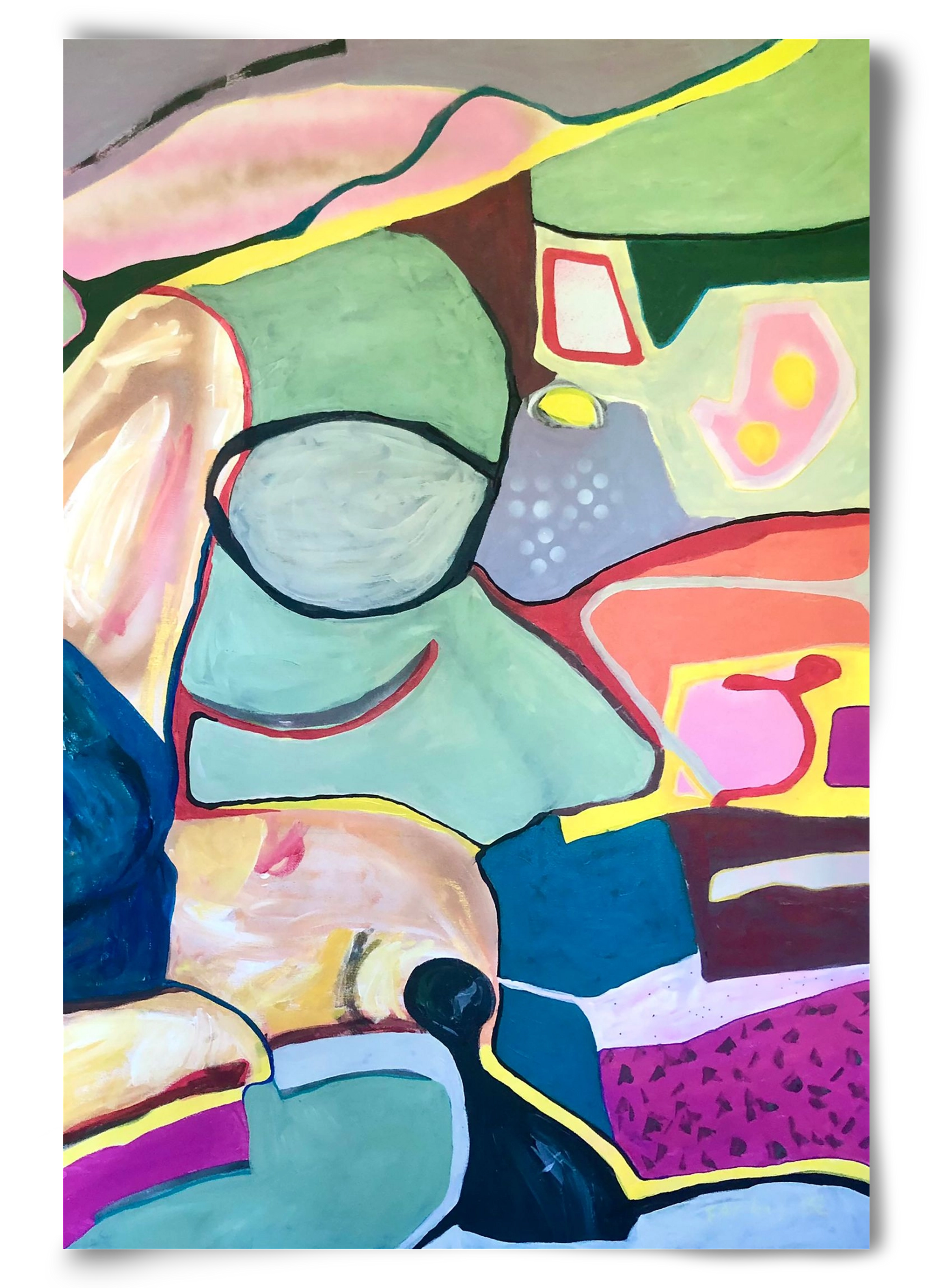 Melting my car seat, 60x90 cm, Keret nélkül