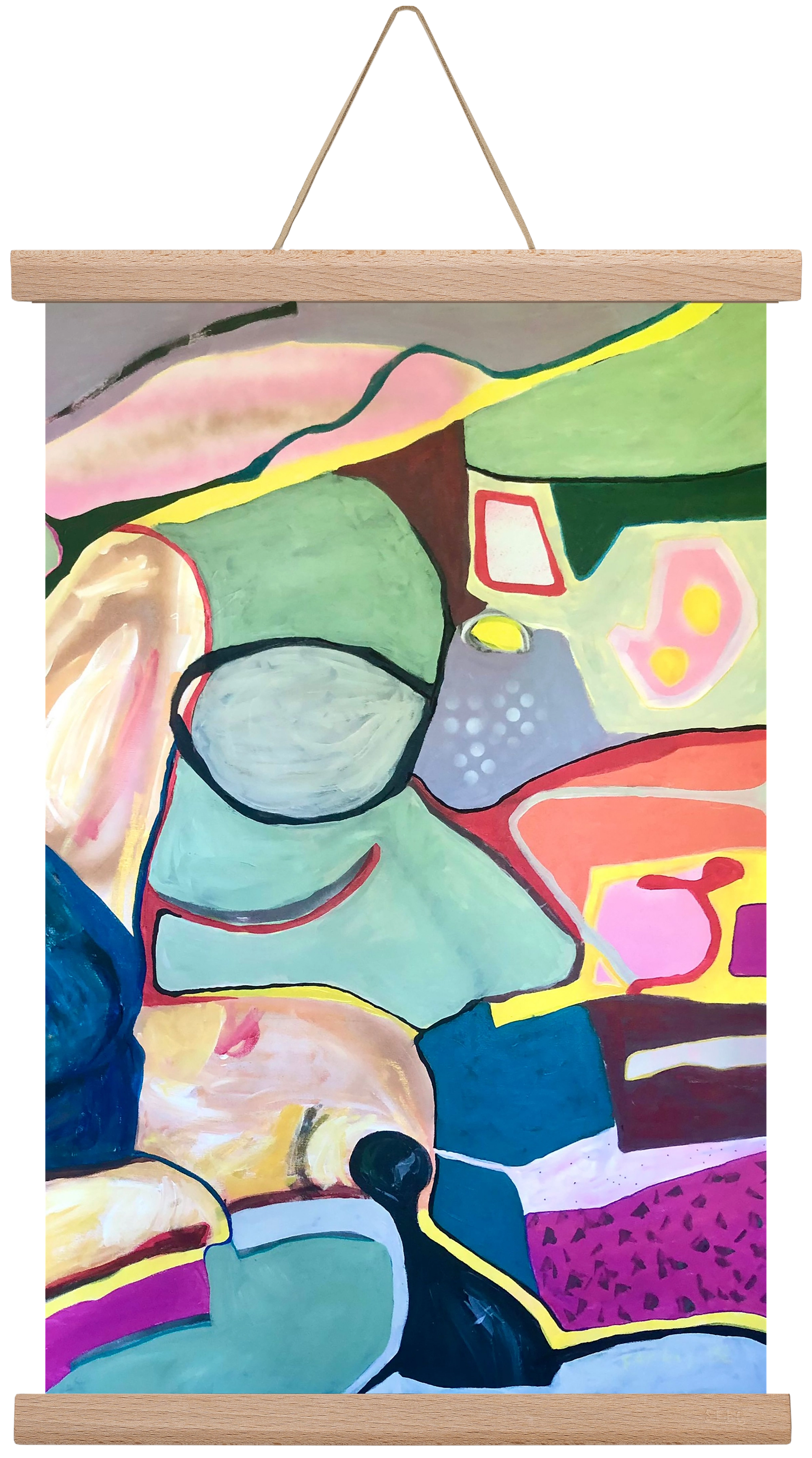 Melting my car seat, 30x45 cm (30x45 cm), Tölgy akasztó