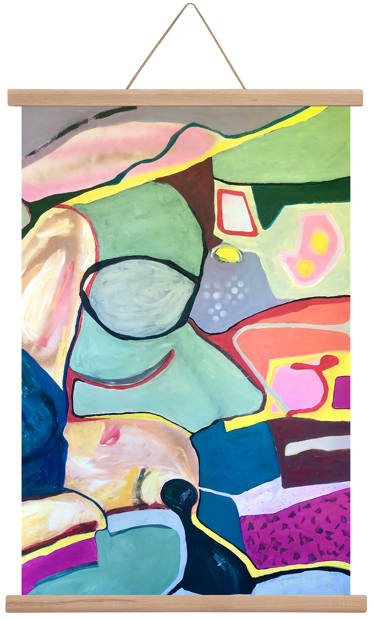 Melting my car seat, 40x60 cm (40x60 cm), Tölgy akasztó