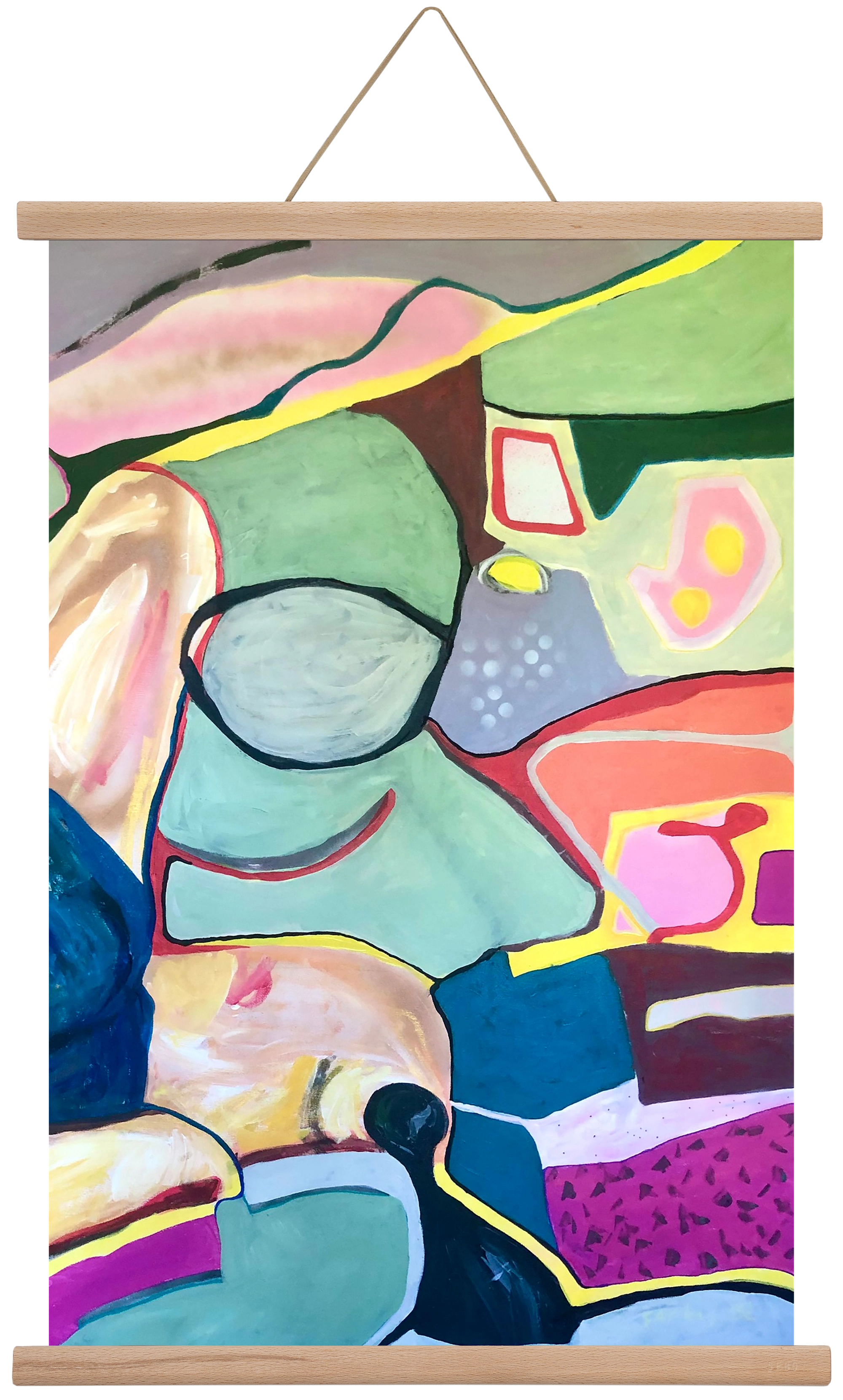 Melting my car seat, 40x60 cm (40x60 cm), Tölgy akasztó