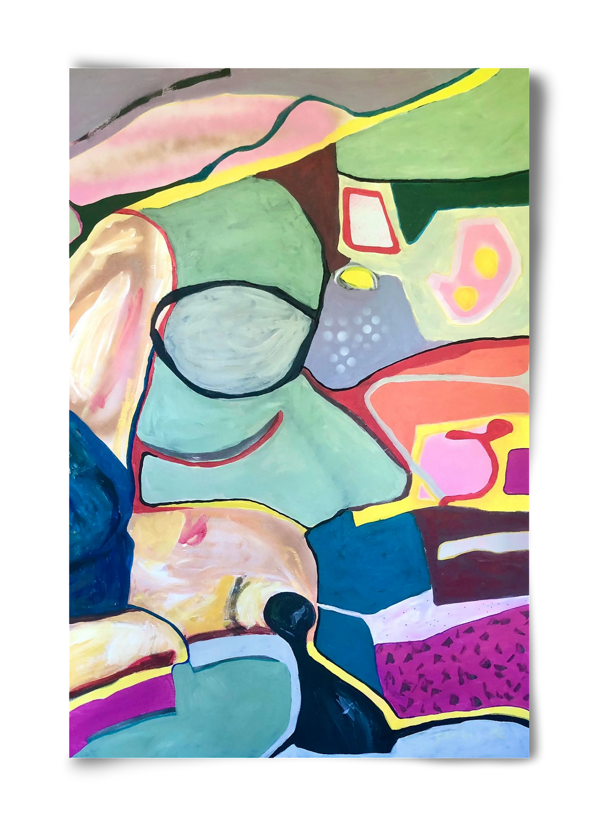 Melting my car seat, 40x60 cm, Keret nélkül