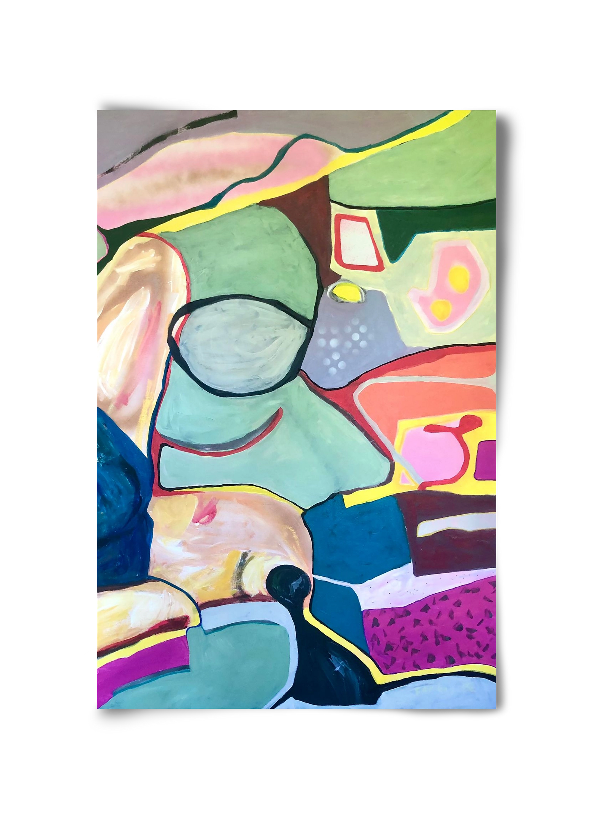 Melting my car seat, 30x45 cm, Keret nélkül