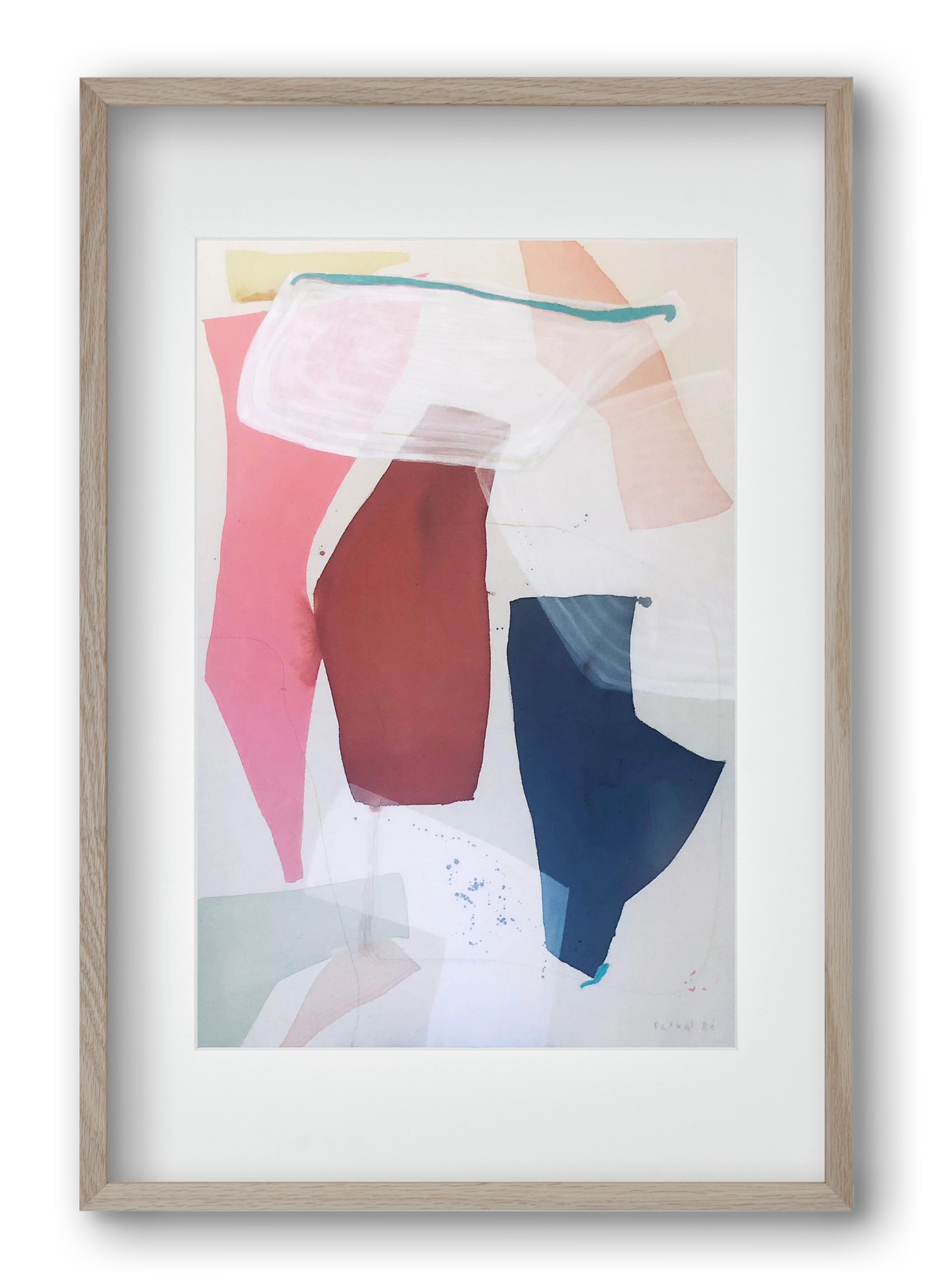 Salt idol, 40x60 cm (30x45 cm), Tölgy keret, paszpartuval