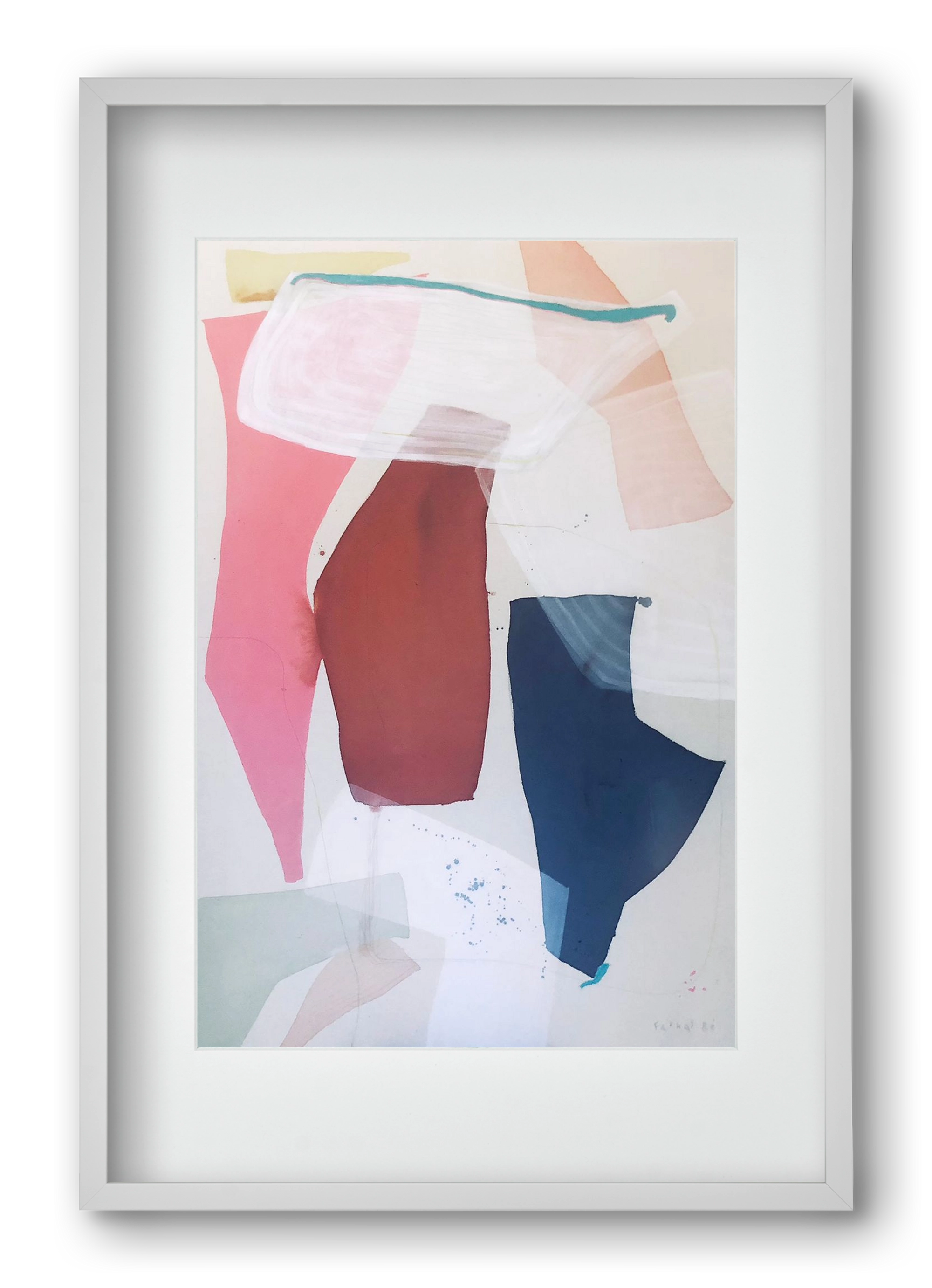 Salt idol, 40x60 cm (30x45 cm), Fehér keret, paszpartuval