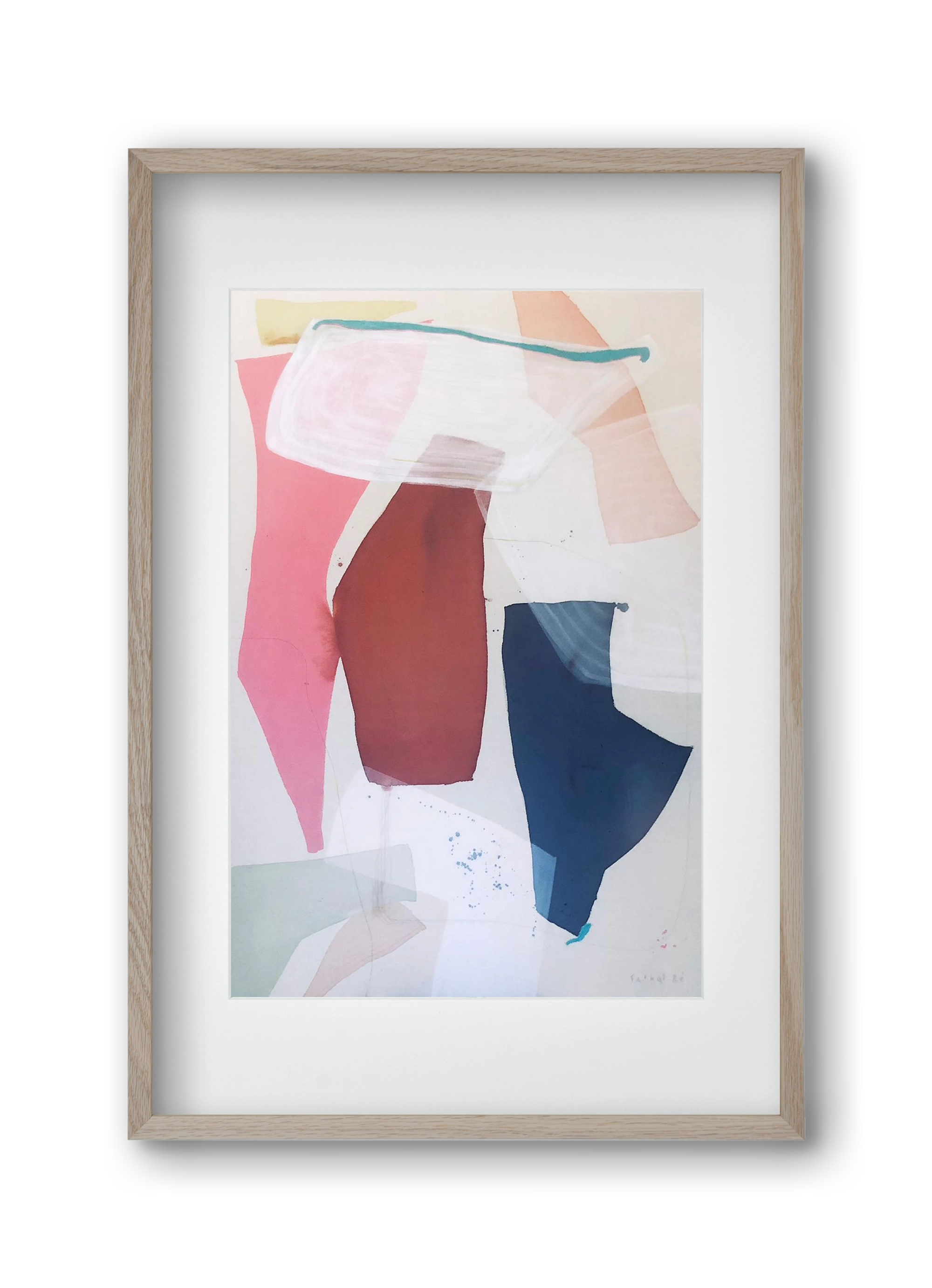 Salt idol, 30x45 cm (20x30 cm), Tölgy keret, paszpartuval