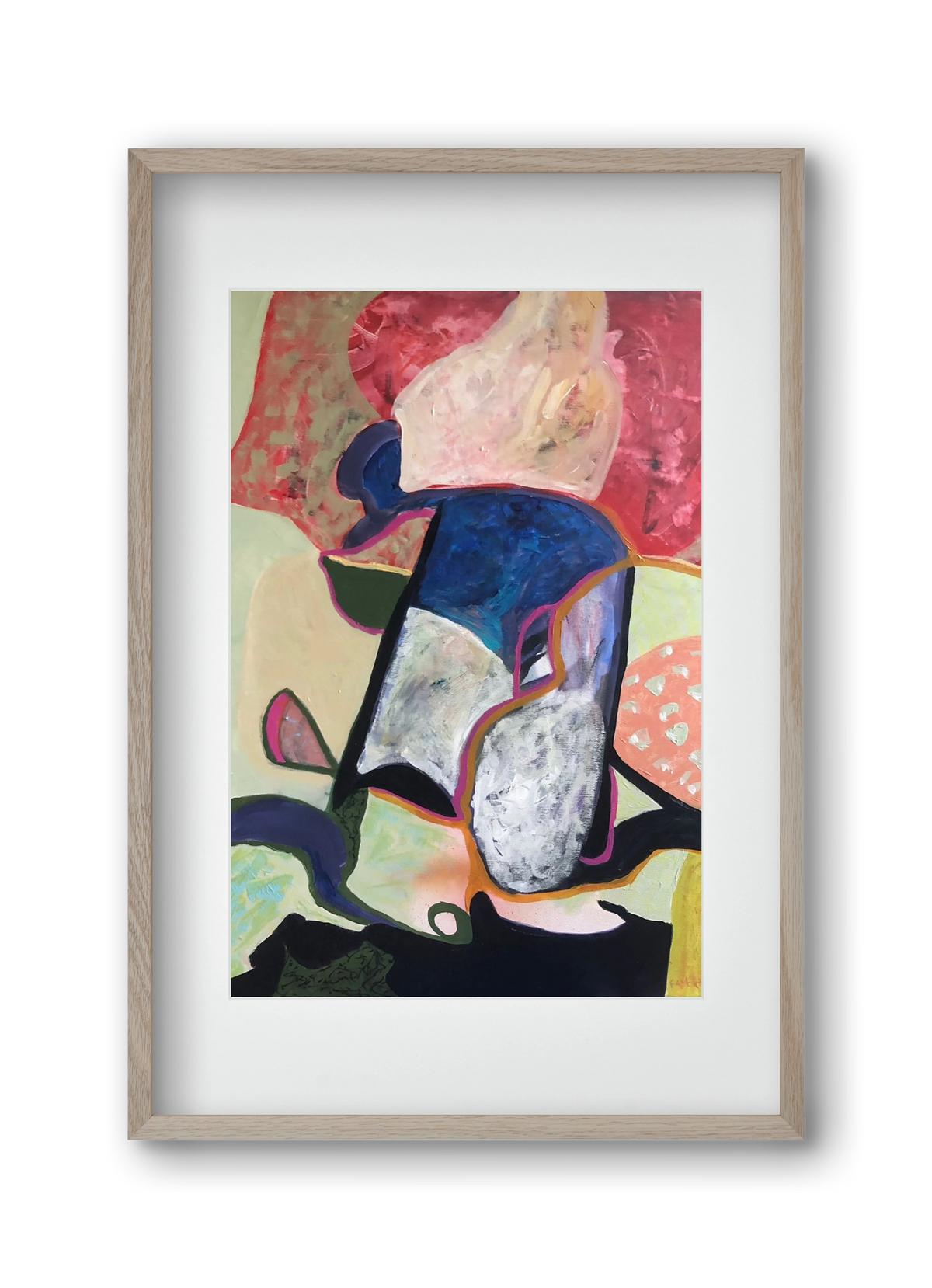 Eardrops, 30x45 cm (20x30 cm), Tölgy keret, paszpartuval