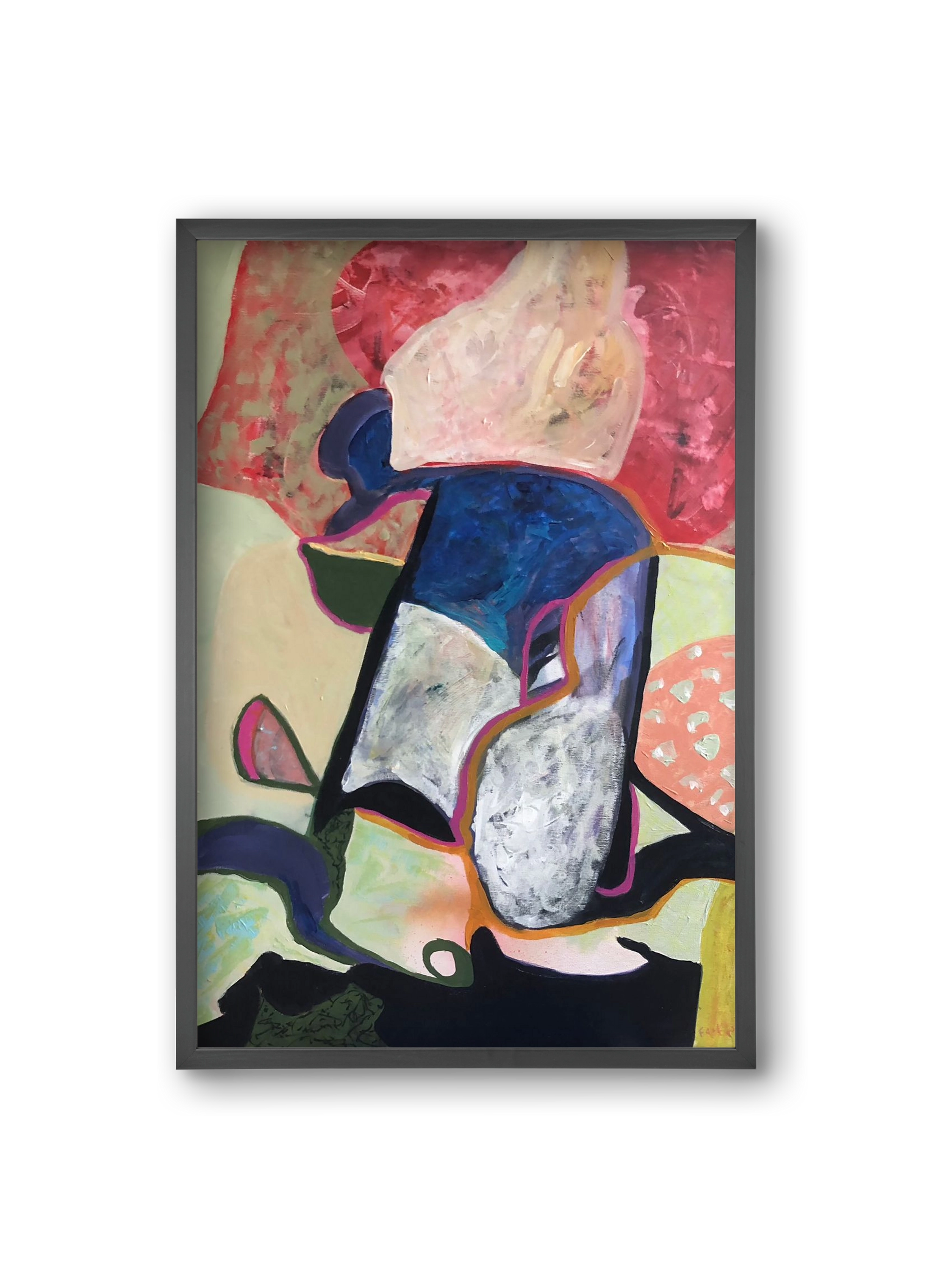 Eardrops, 20x30 cm (20x30 cm), Fekete keret