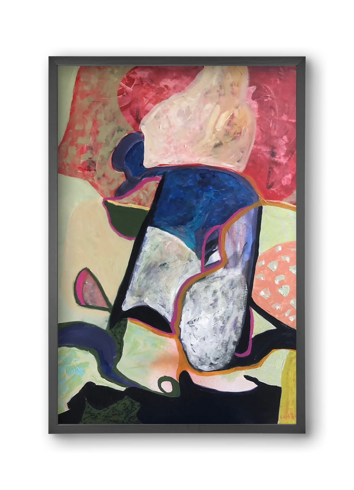 Eardrops, 30x45 cm (30x45 cm), Fekete keret