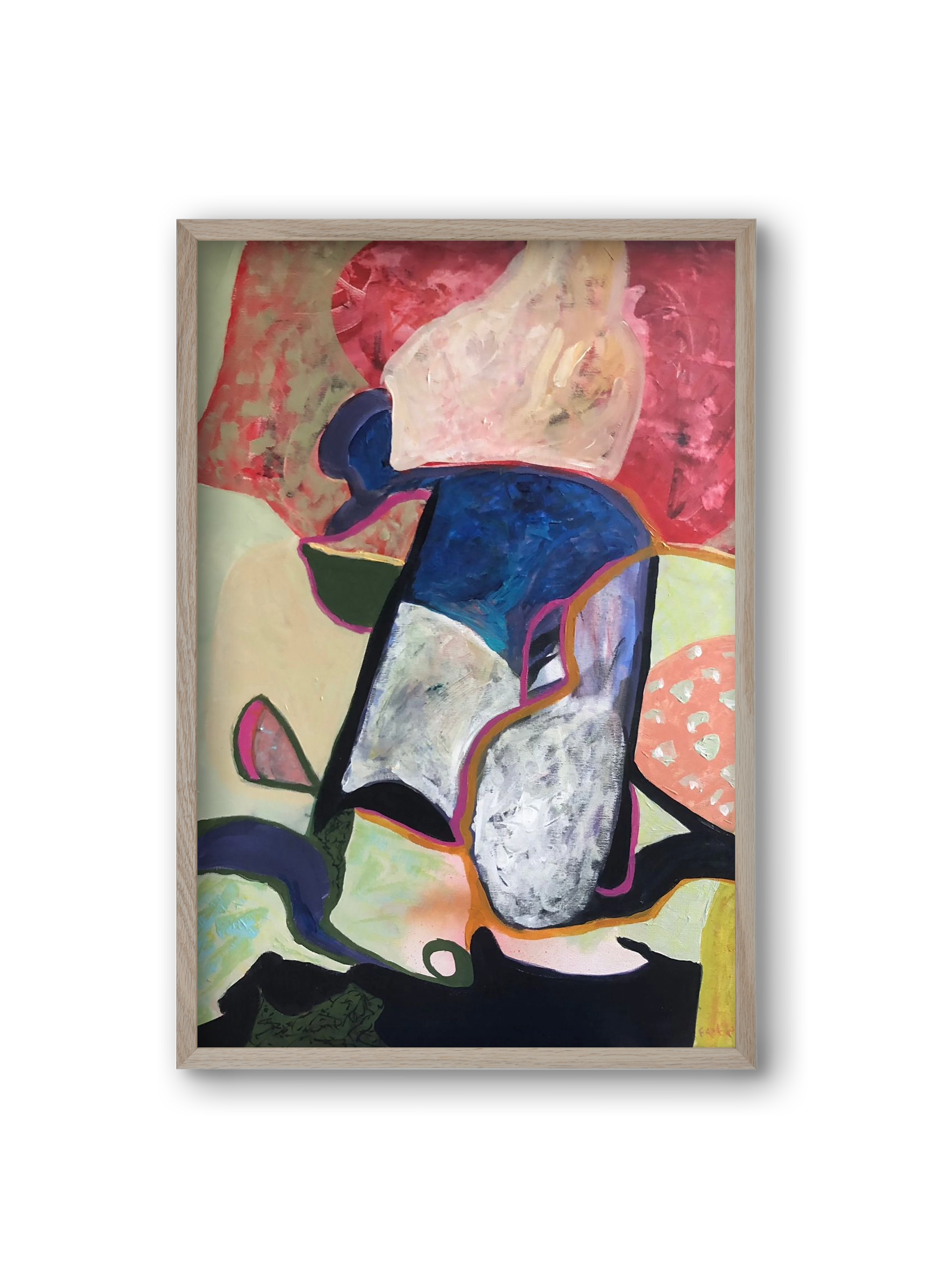 Eardrops, 20x30 cm (20x30 cm), Tölgy keret