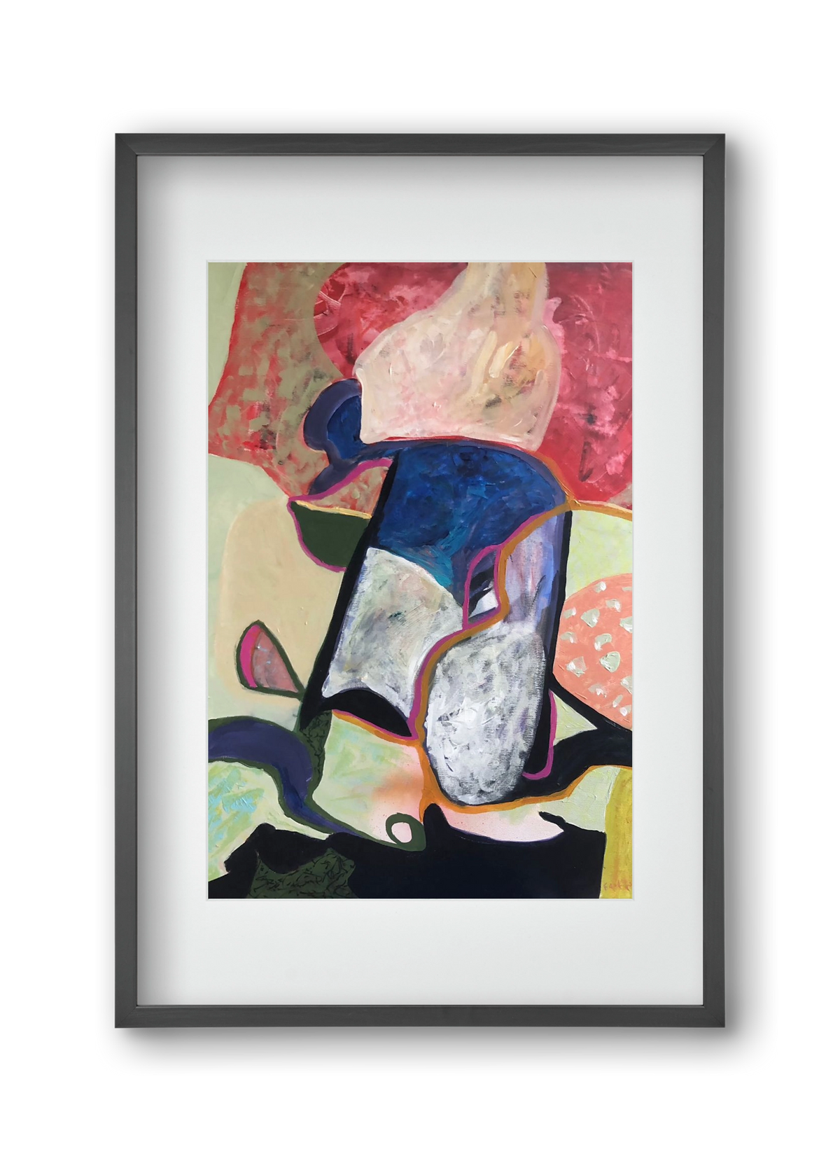 Eardrops, 30x45 cm (20x30 cm), Fekete keret, paszpartuval