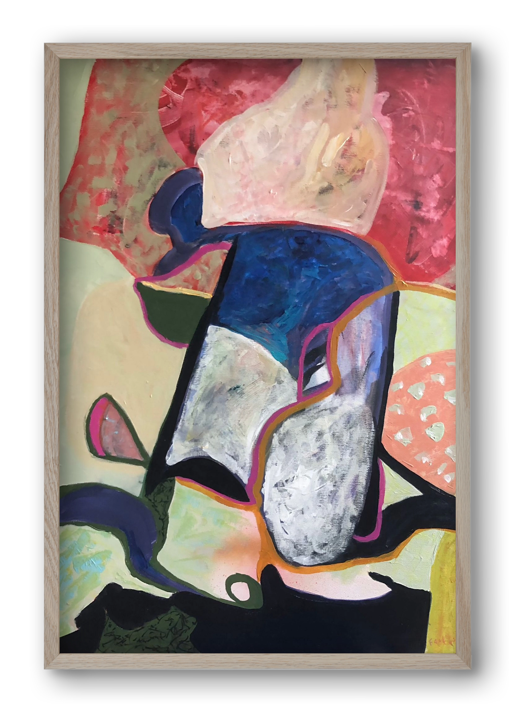 Eardrops, 40x60 cm (40x60 cm), Tölgy keret