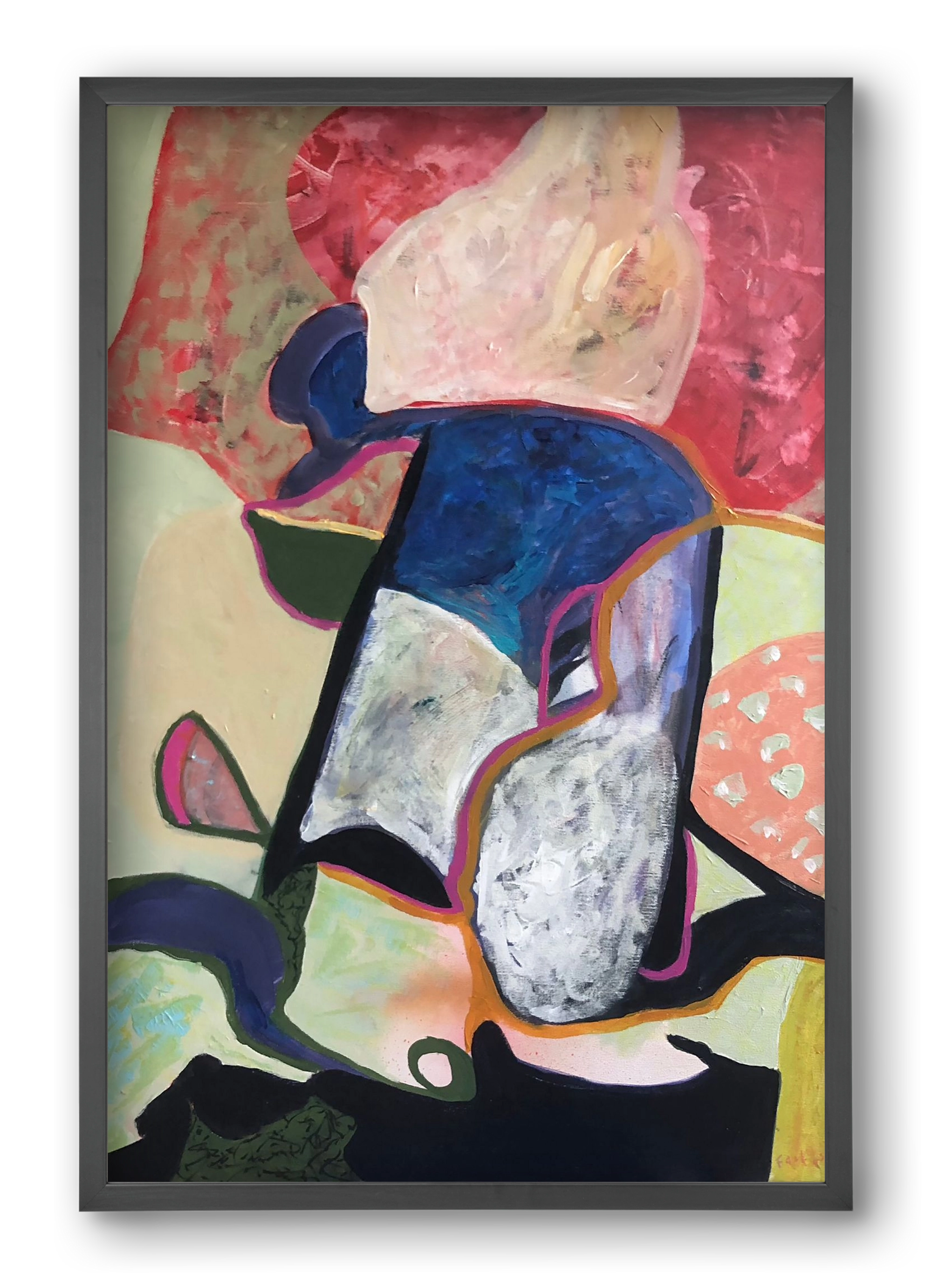 Eardrops, 40x60 cm (40x60 cm), Fekete keret