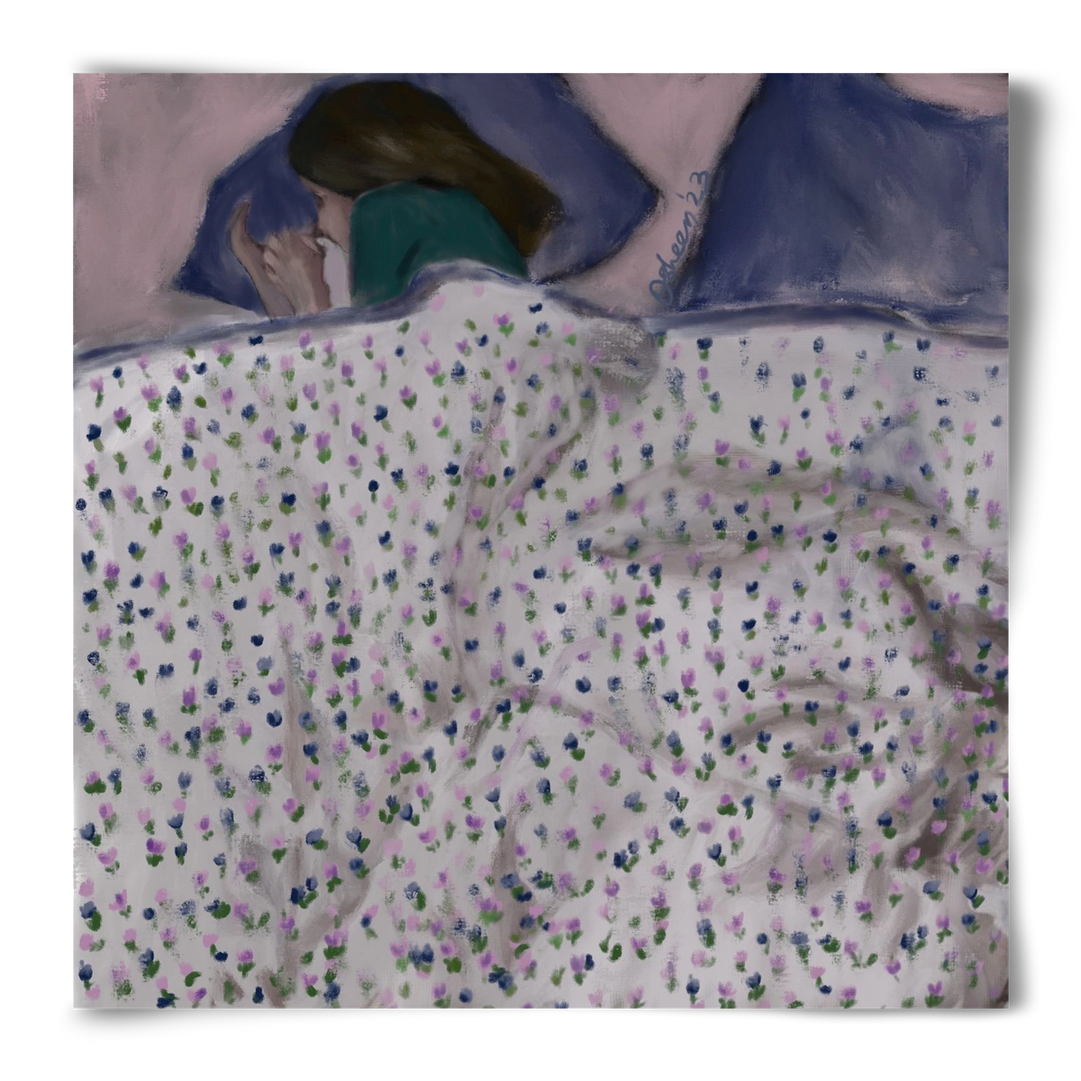 COZY IN MY BED, 50x50 cm, Keret nélkül