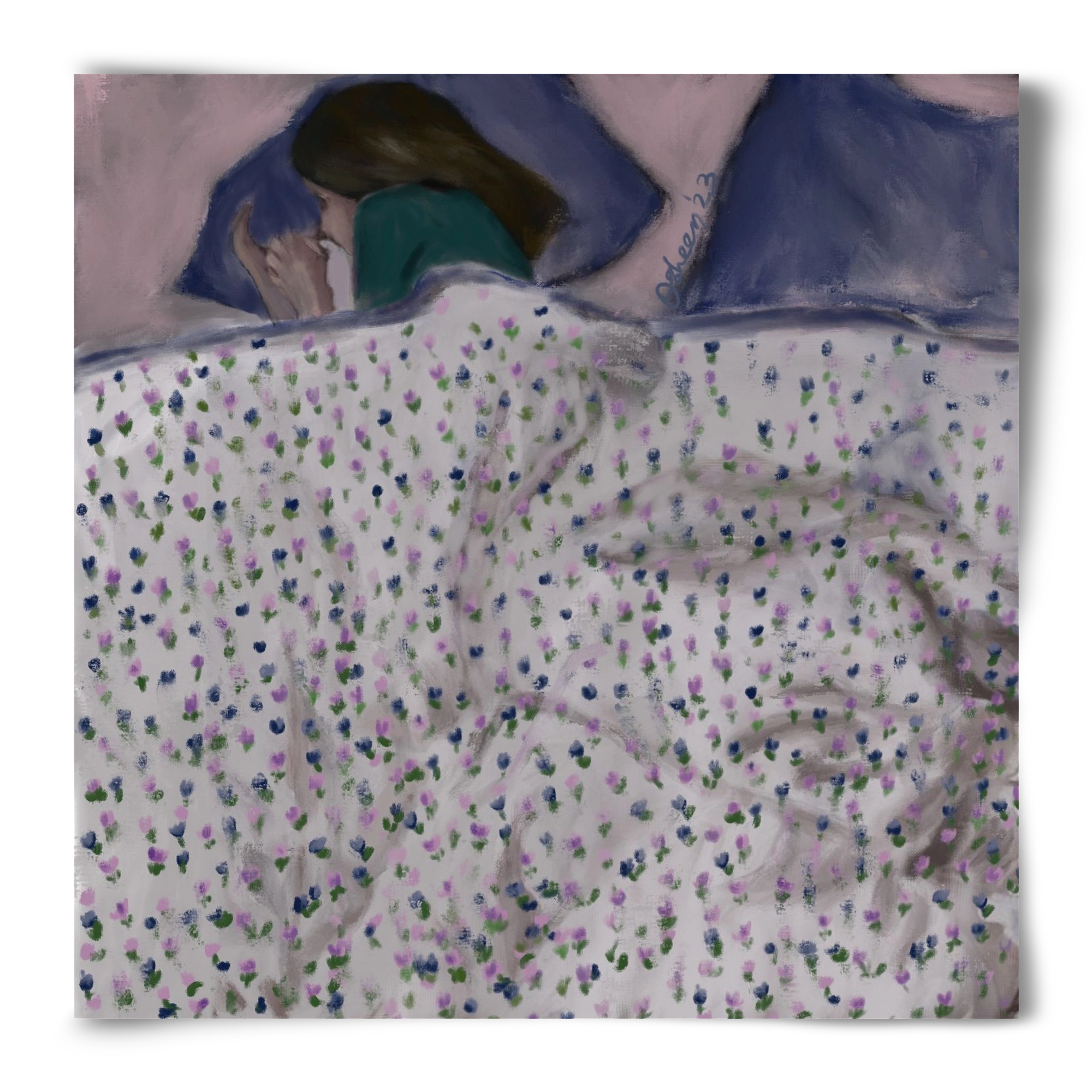 COZY IN MY BED, 50x50 cm, Keret nélkül