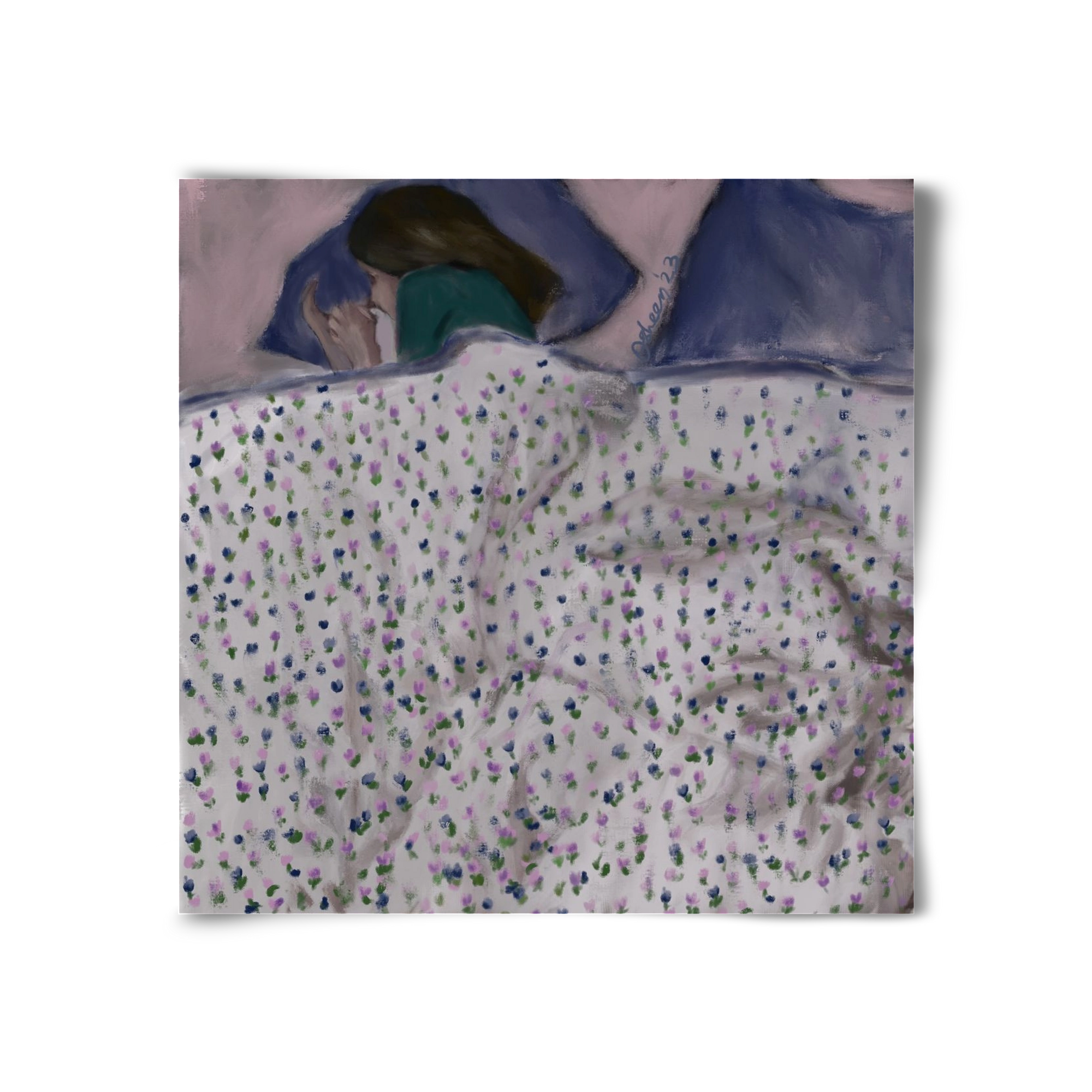 COZY IN MY BED, 30x30 cm, Keret nélkül