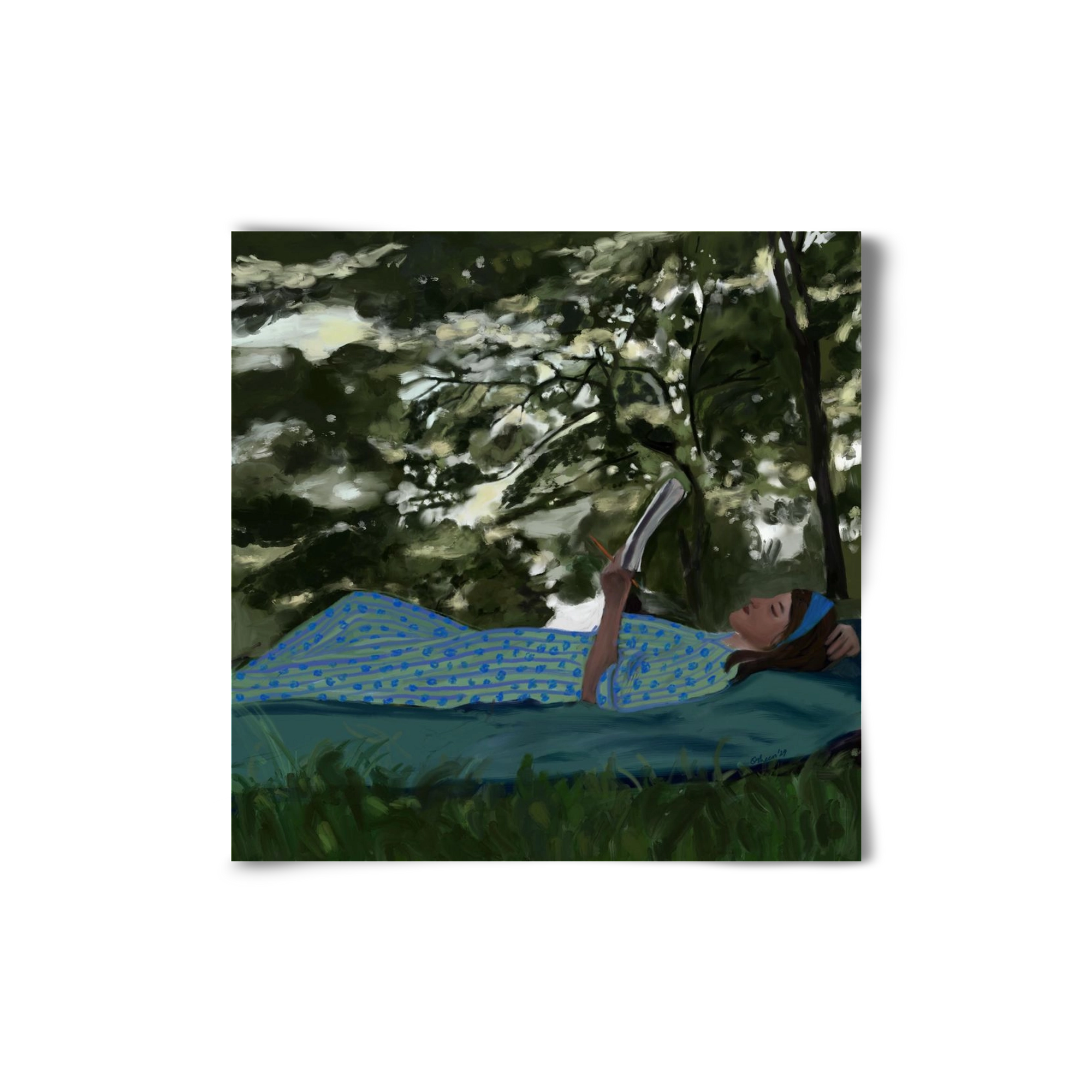 A SUMMER DAYDREAM, 20x20 cm, Keret nélkül