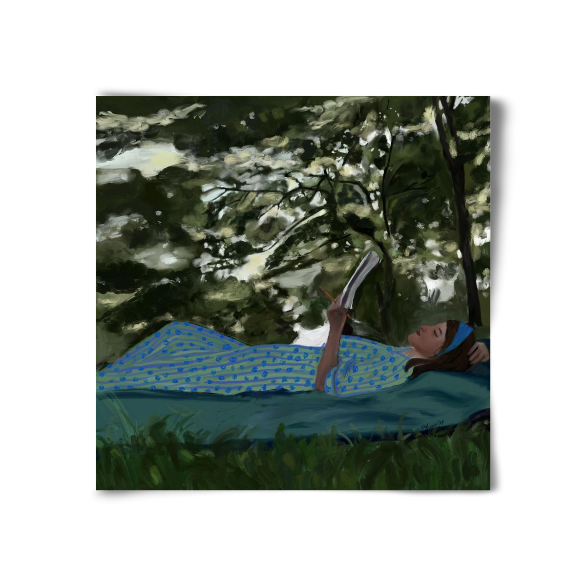 A SUMMER DAYDREAM, 30x30 cm, Keret nélkül