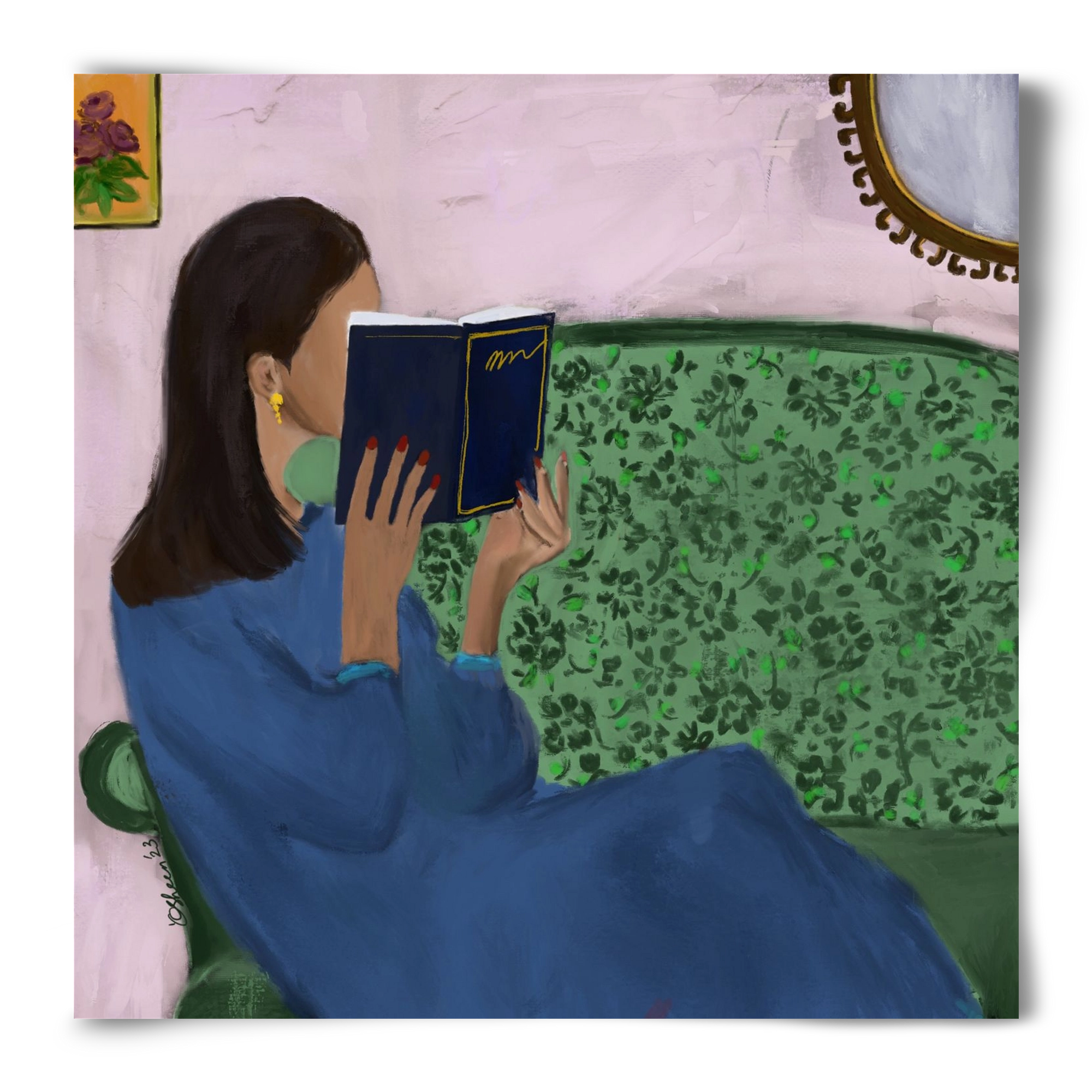 AFTERNOON ESCAPE, 50x50 cm, Keret nélkül