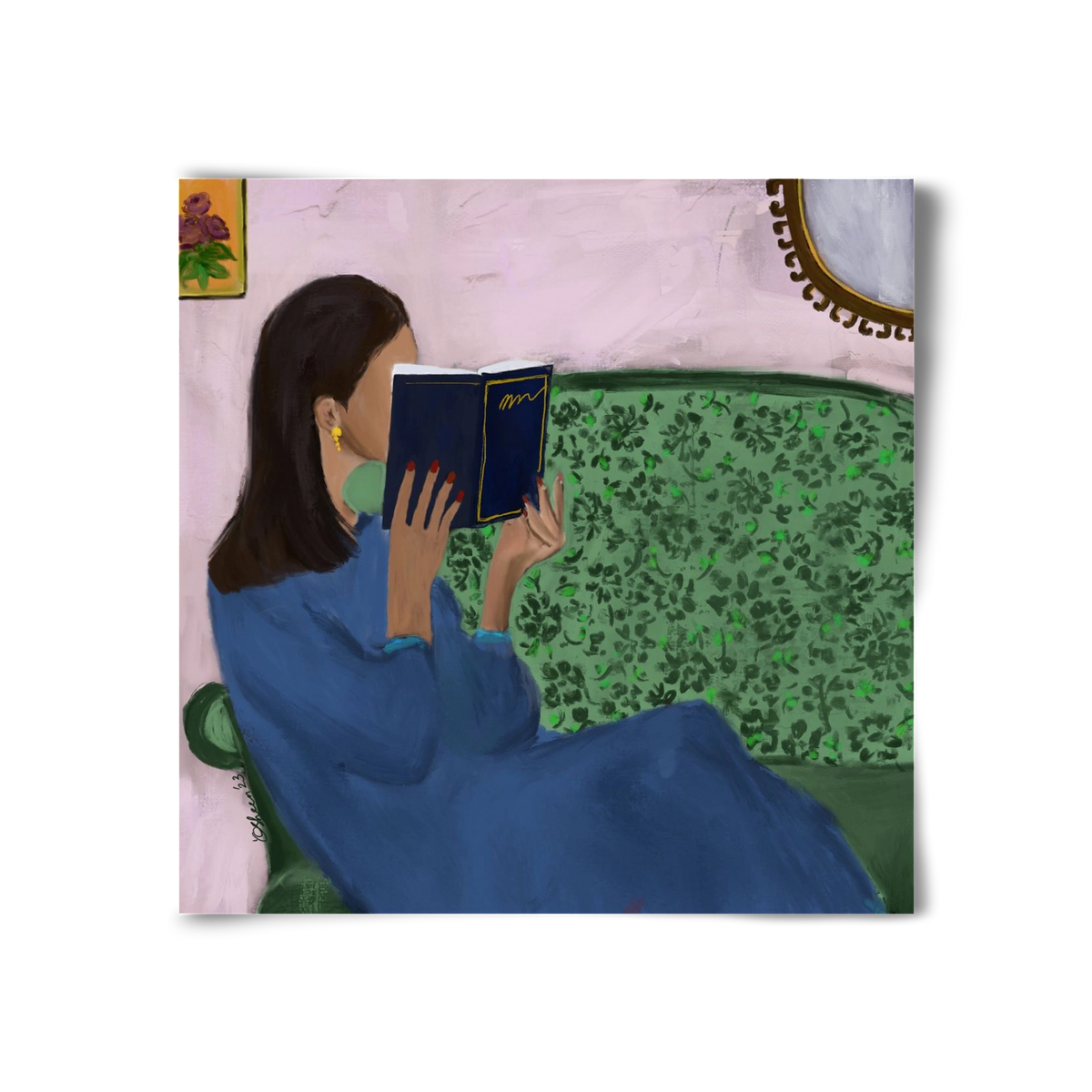 AFTERNOON ESCAPE, 30x30 cm, Keret nélkül