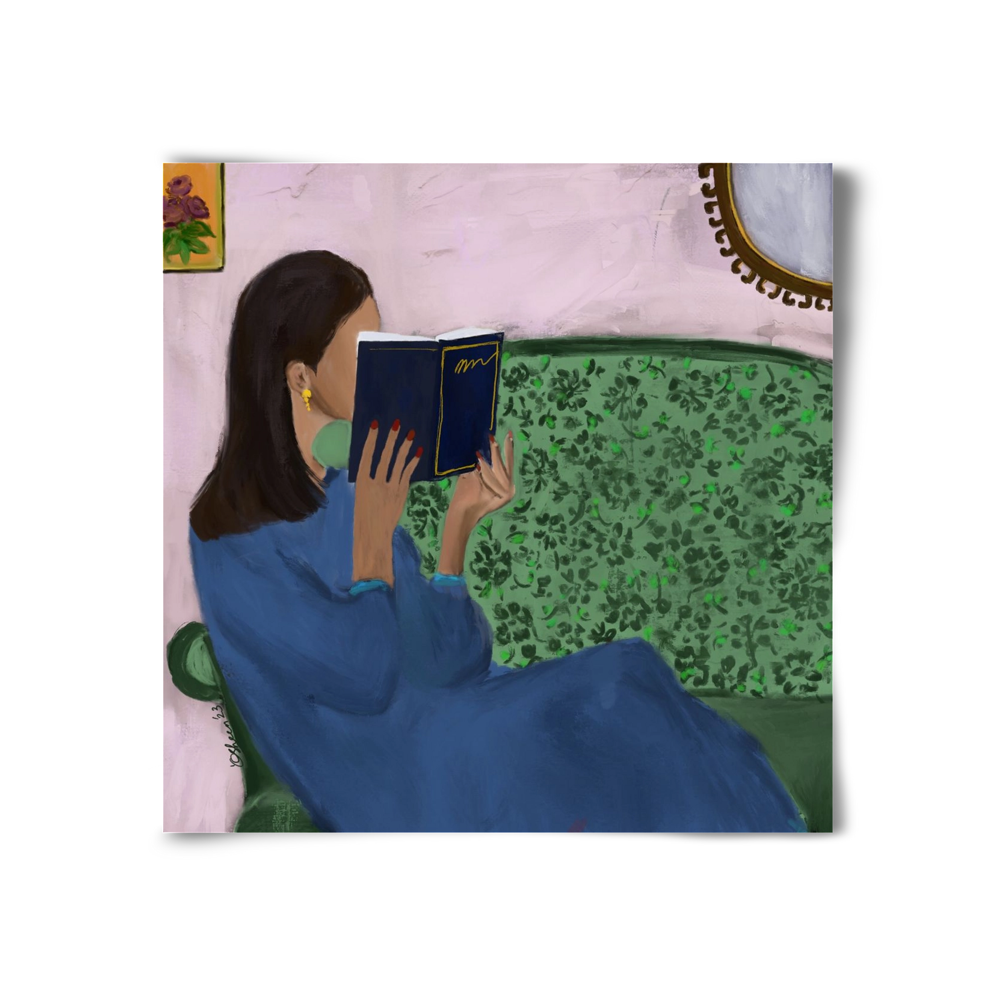 AFTERNOON ESCAPE, 30x30 cm, Keret nélkül