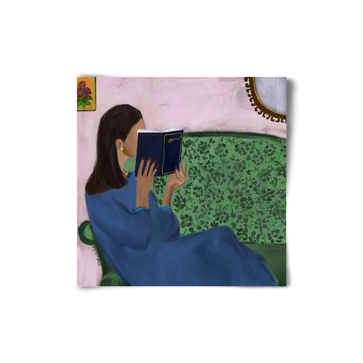 AFTERNOON ESCAPE, 20x20 cm, Keret nélkül