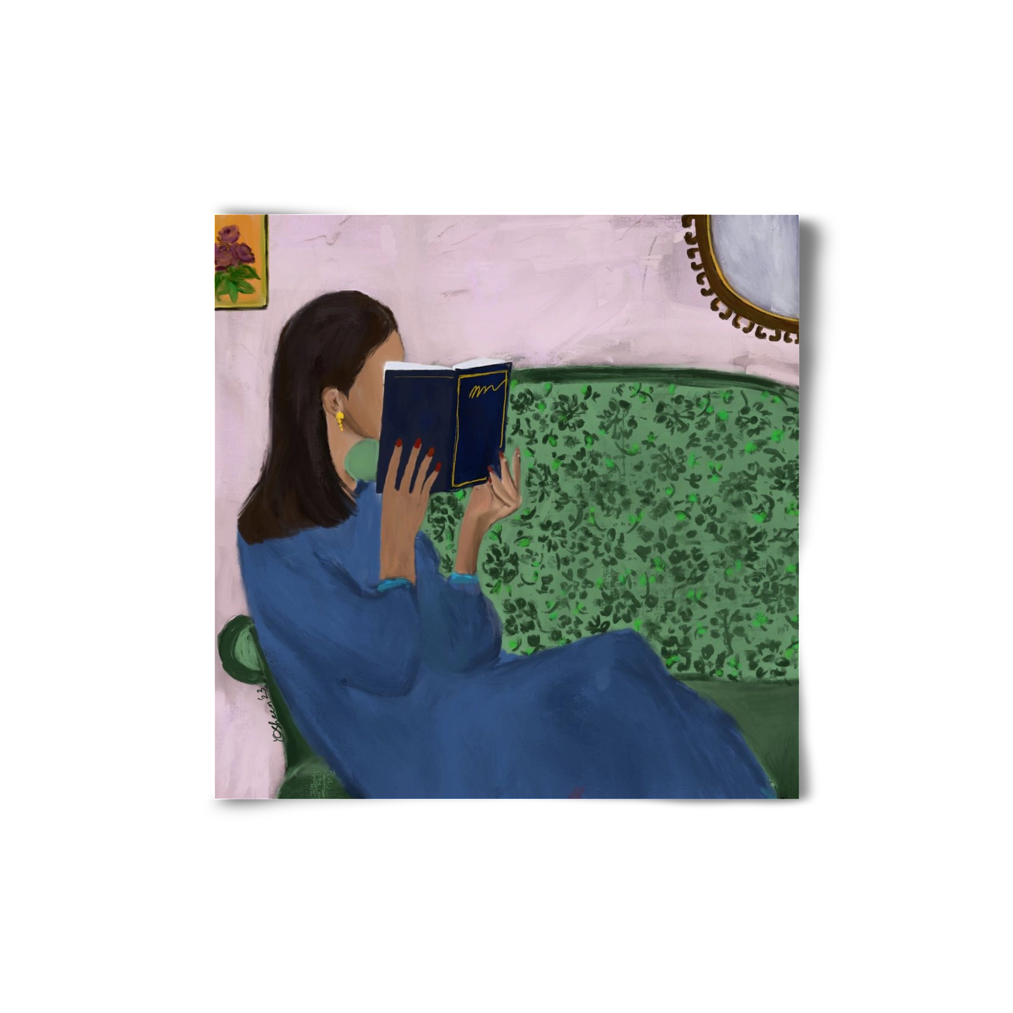 AFTERNOON ESCAPE, 20x20 cm, Keret nélkül