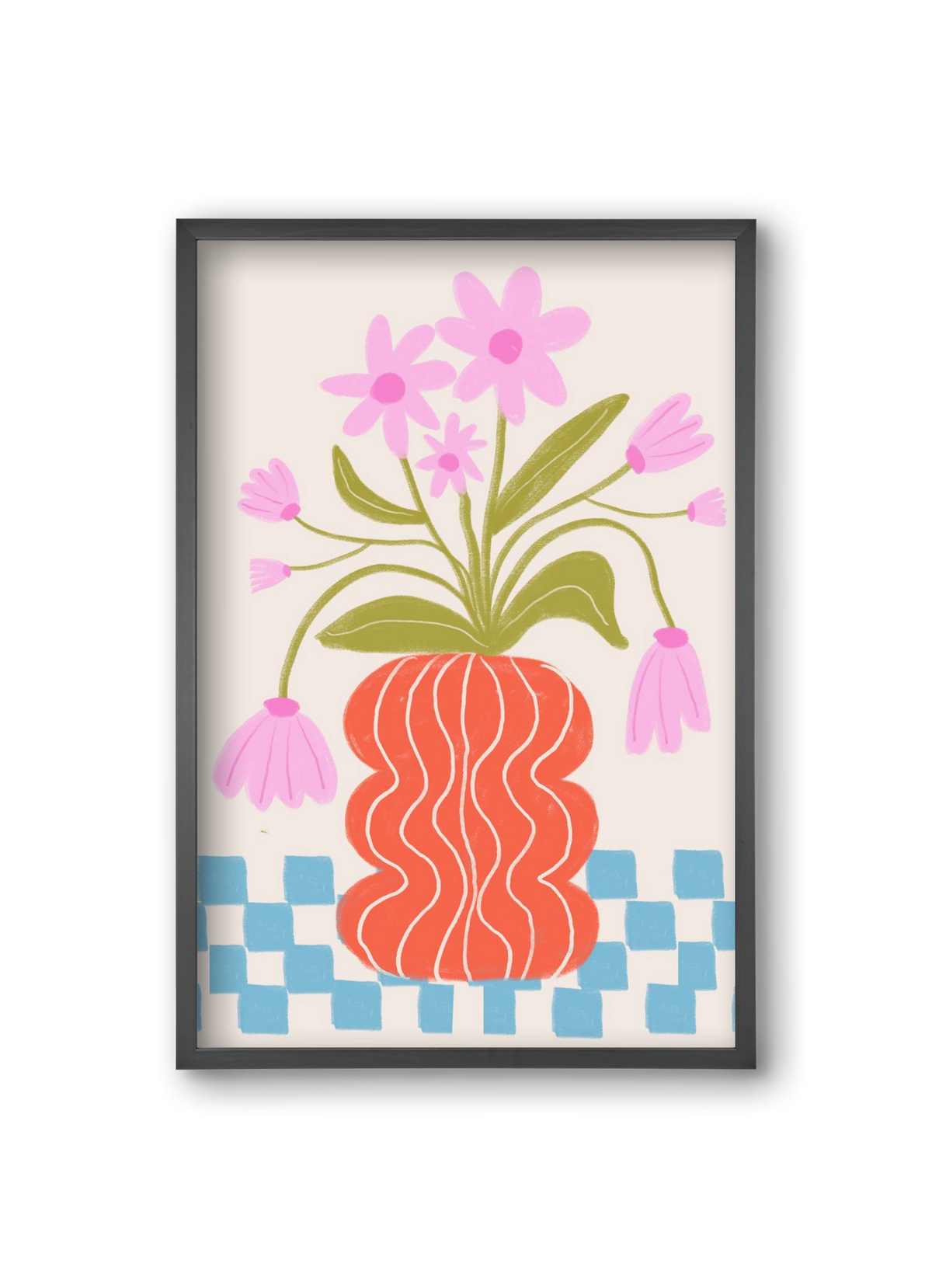 Calm, 20x30 cm (20x30 cm), Fekete keret