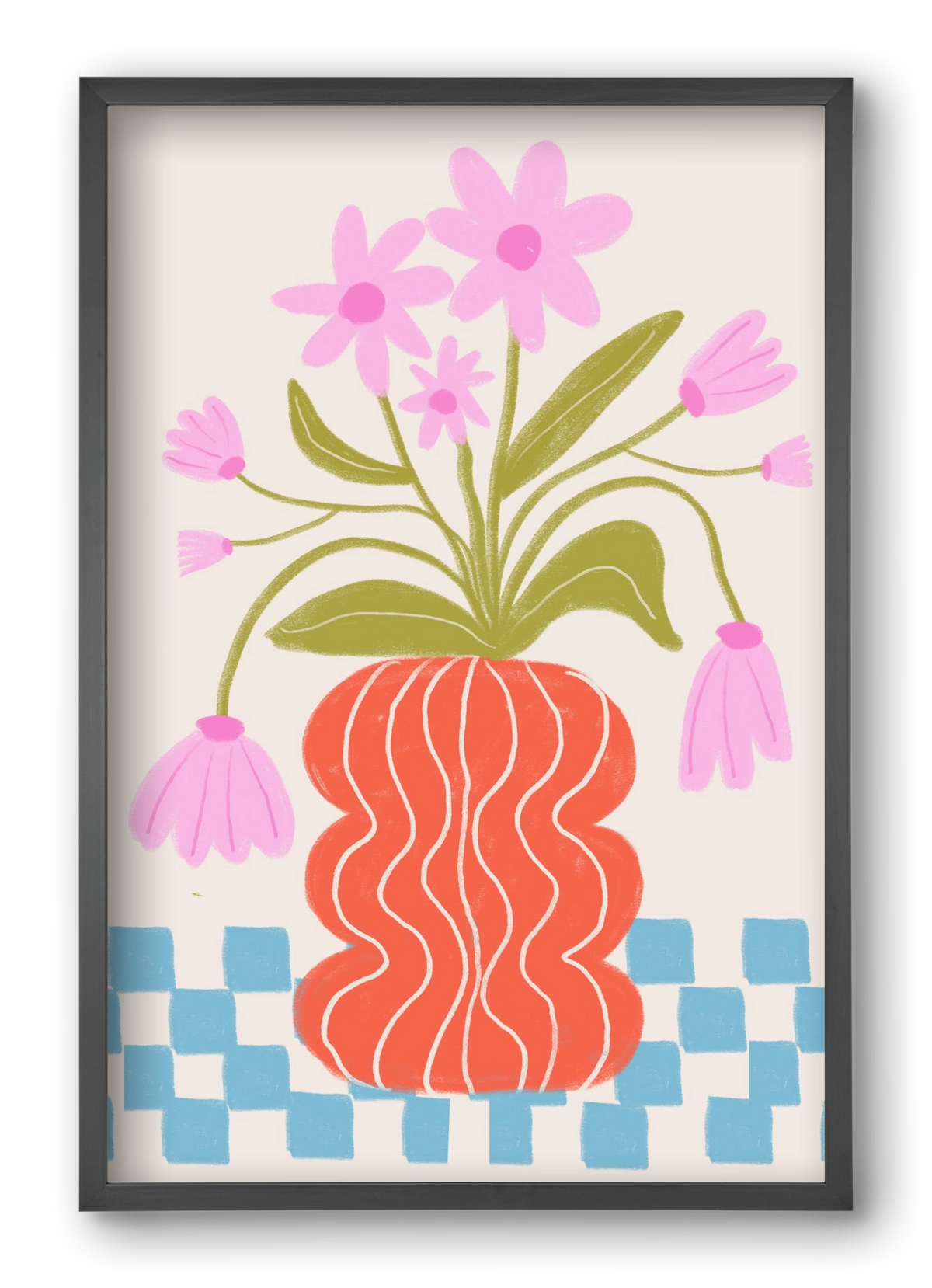 Calm, 40x60 cm (40x60 cm), Fekete keret