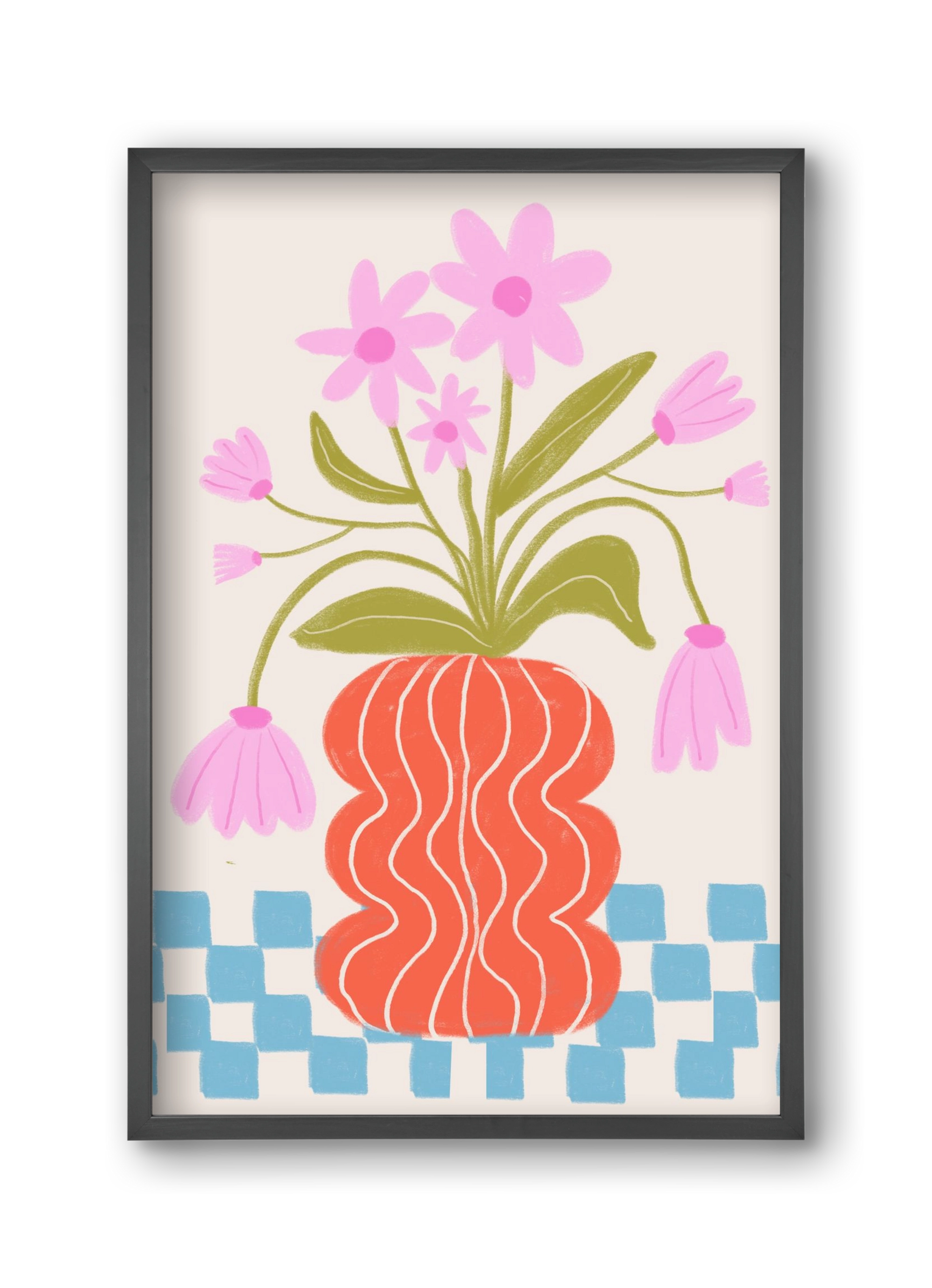 Calm, 30x45 cm (30x45 cm), Fekete keret