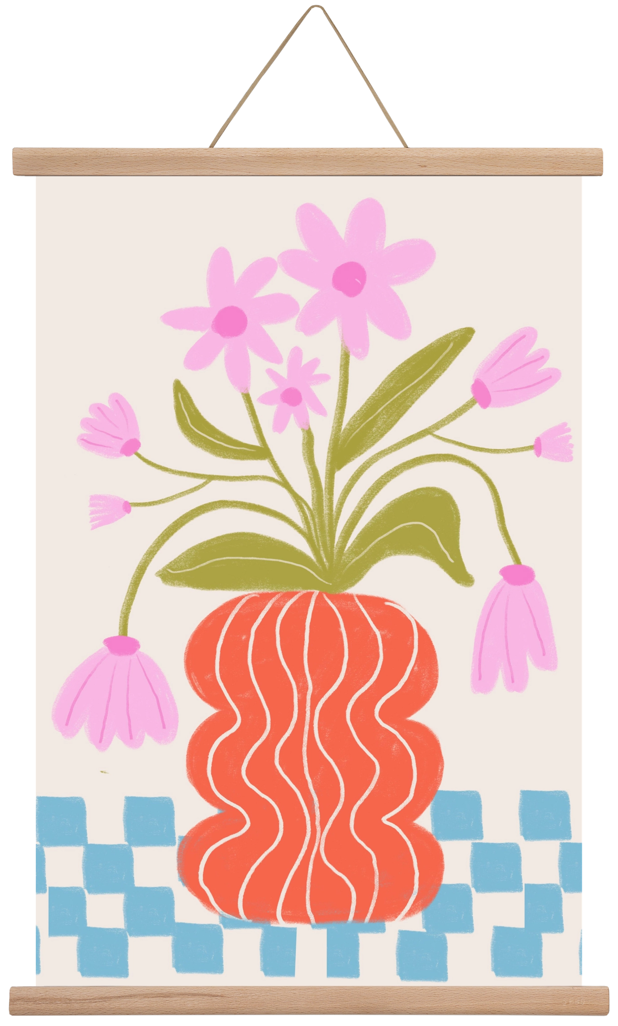 Calm, 40x60 cm (40x60 cm), Tölgy akasztó