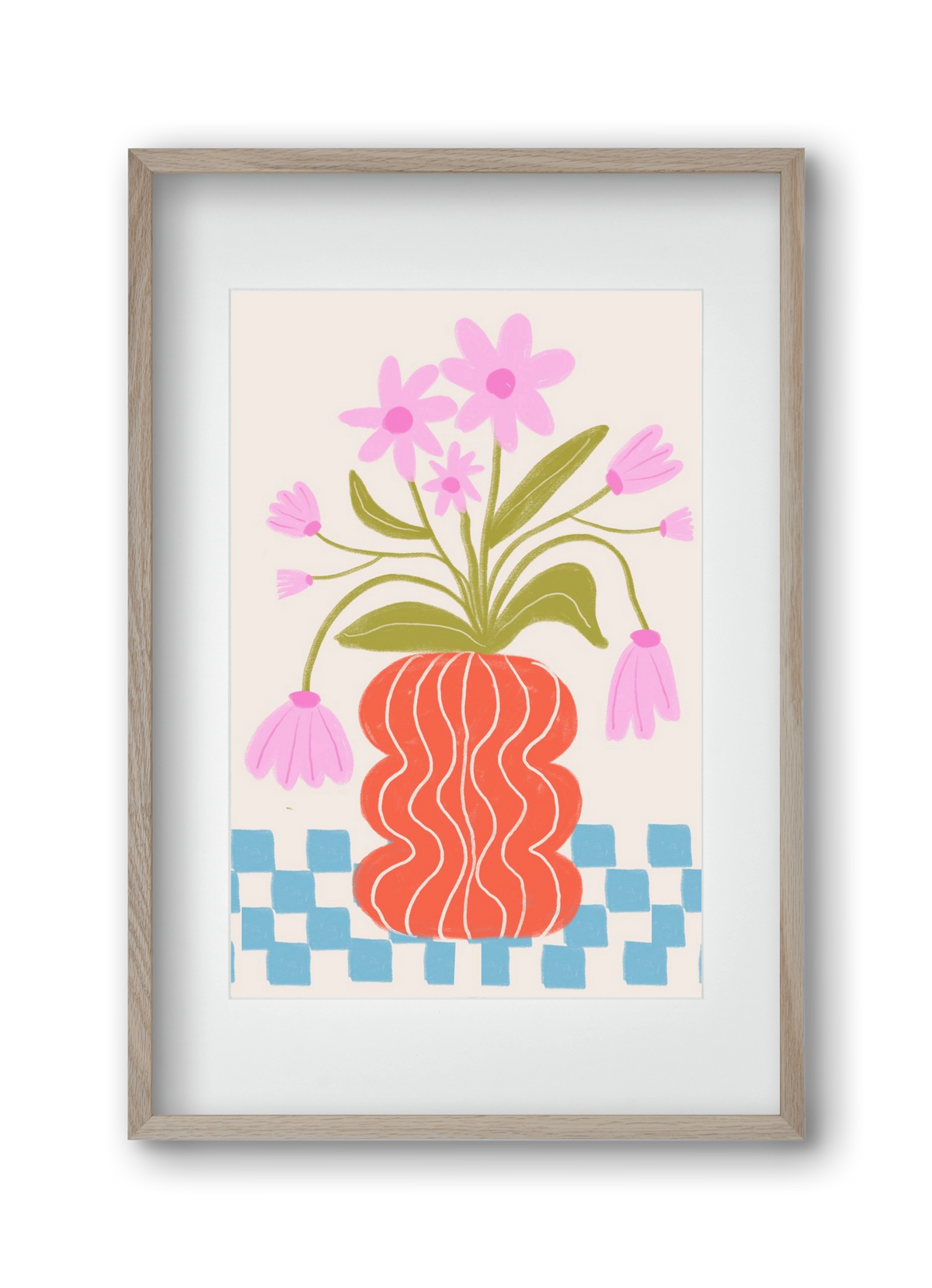 Calm, 30x45 cm (20x30 cm), Tölgy keret, paszpartuval